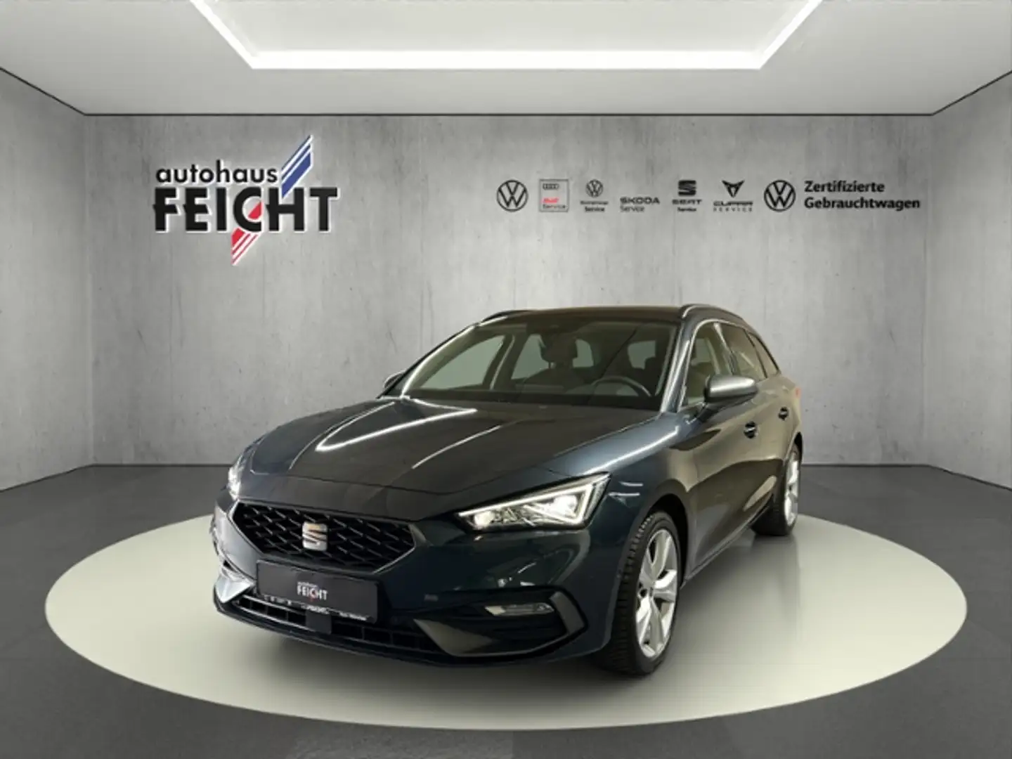 SEAT Leon Sportstourer 2.0 TDI FR+4Drive+LED+NAVI+RFK Argent - 1