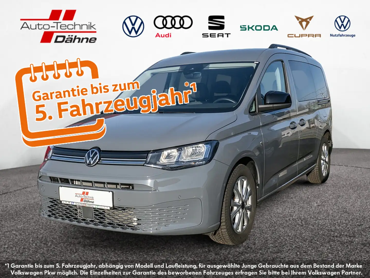 Volkswagen Caddy Maxi 2.0 TDI Life PDC SHZ ACC 7-SITZER Grau - 1