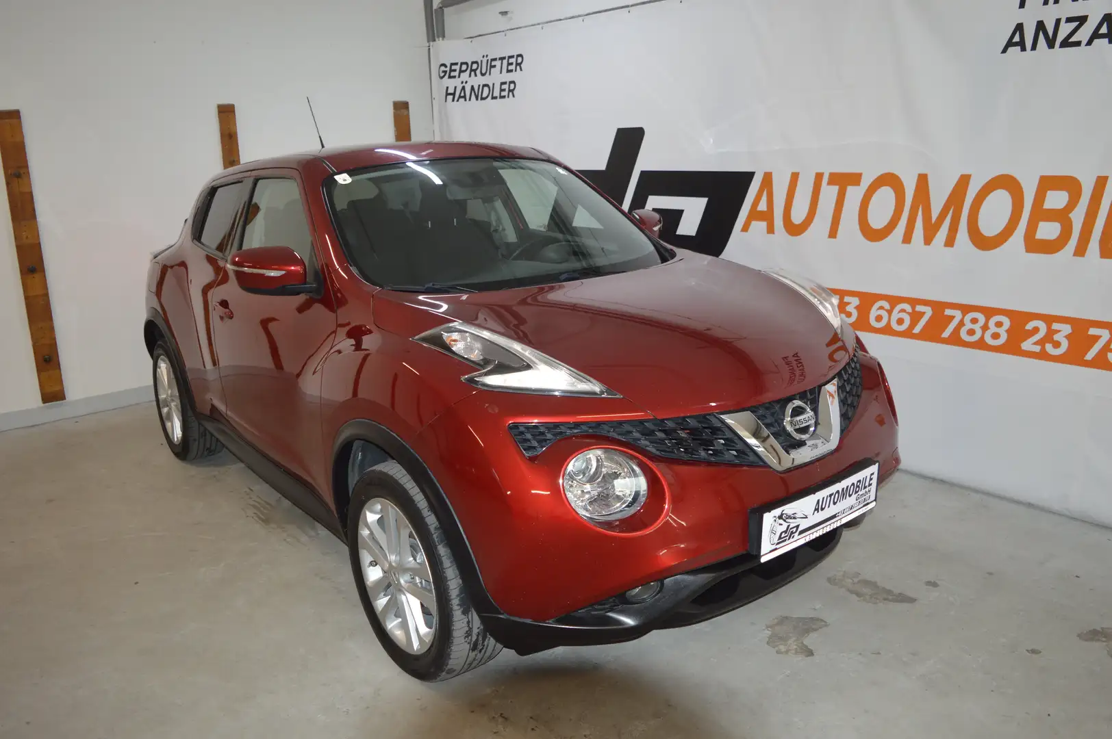 Nissan Juke 1,2 DIG-T **2. Besitz**Serviceheft**Acenta** Rot - 1