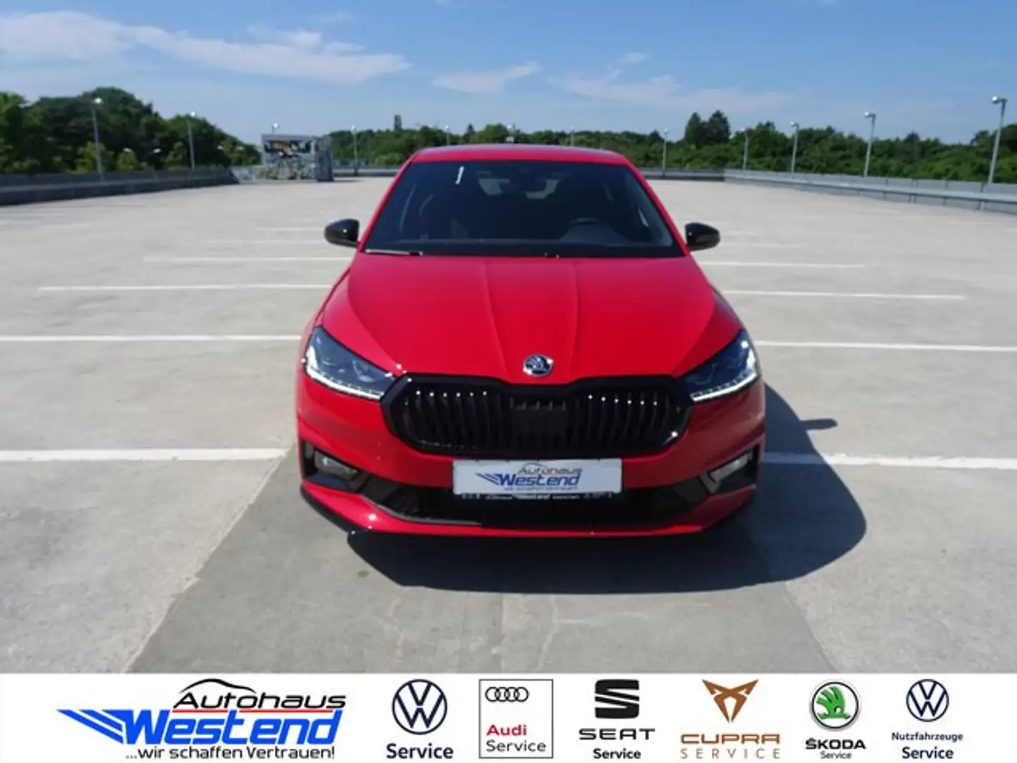 Skoda Fabia Monte Carlo 1.0l TSI 85kW Automatik LED Klima Rot - 1