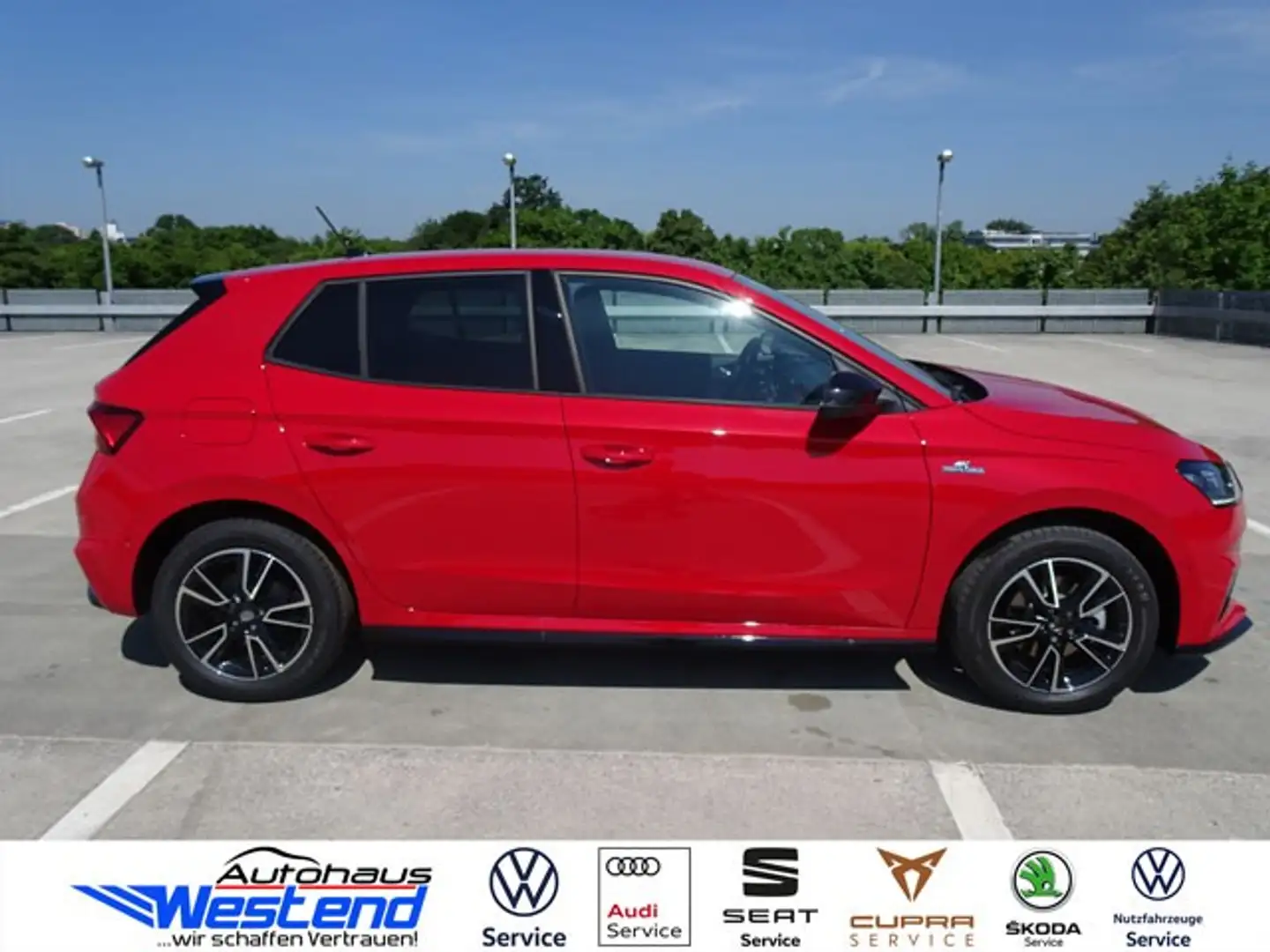 Skoda Fabia Monte Carlo 1.0l TSI 85kW Automatik LED Klima Rot - 2