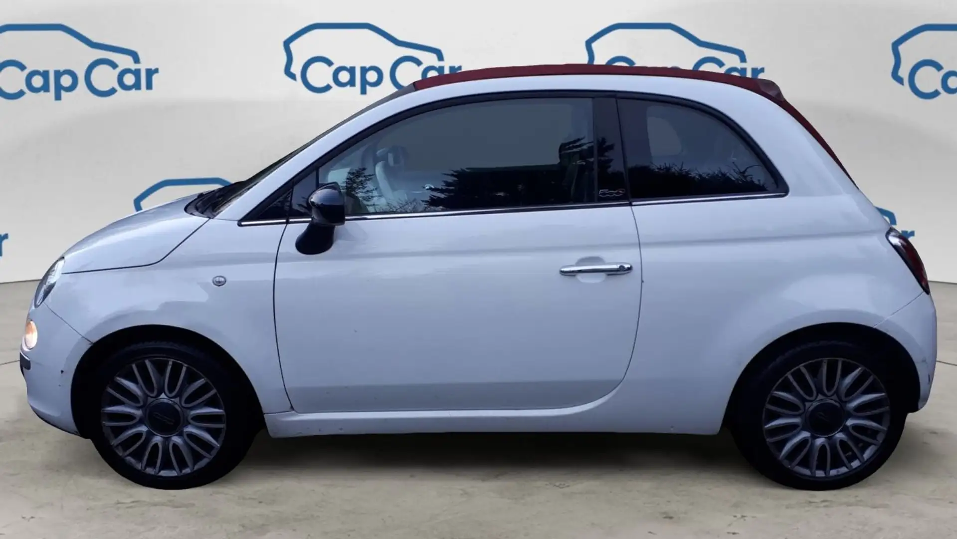 Fiat 500C Cabriolet 0.9 TwinAir 105 Lounge Blanc - 2
