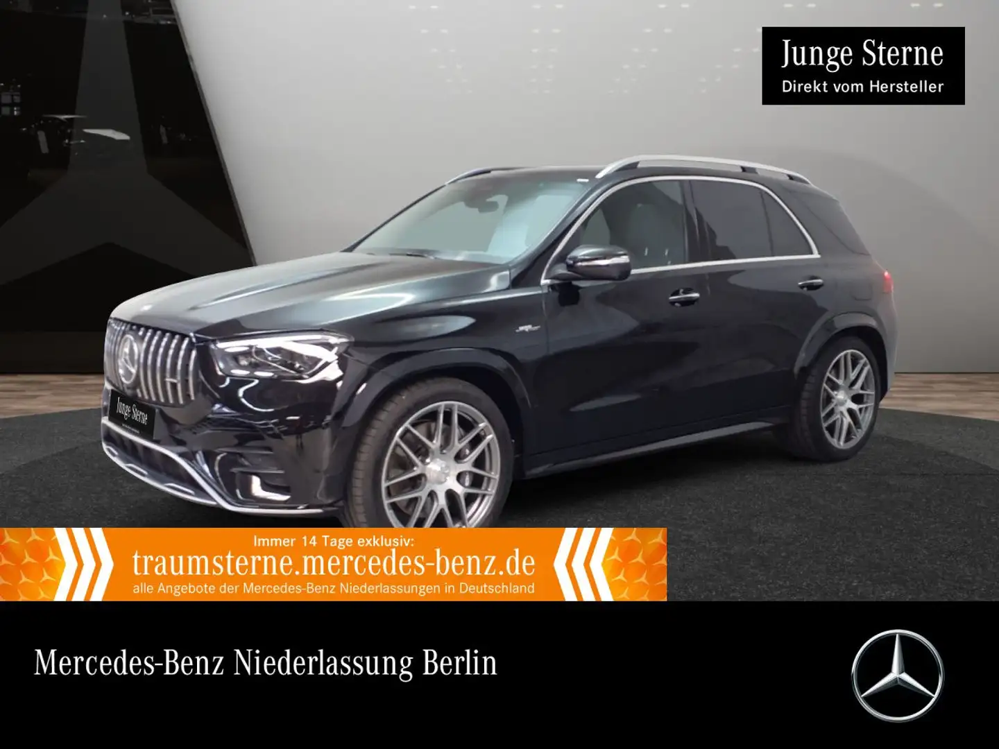 Mercedes-Benz GLE 53 AMG GLE 53 HYBRID 4M PANO+360+AHK+MULTIBEAM+22"+HUD+9G Noir - 1