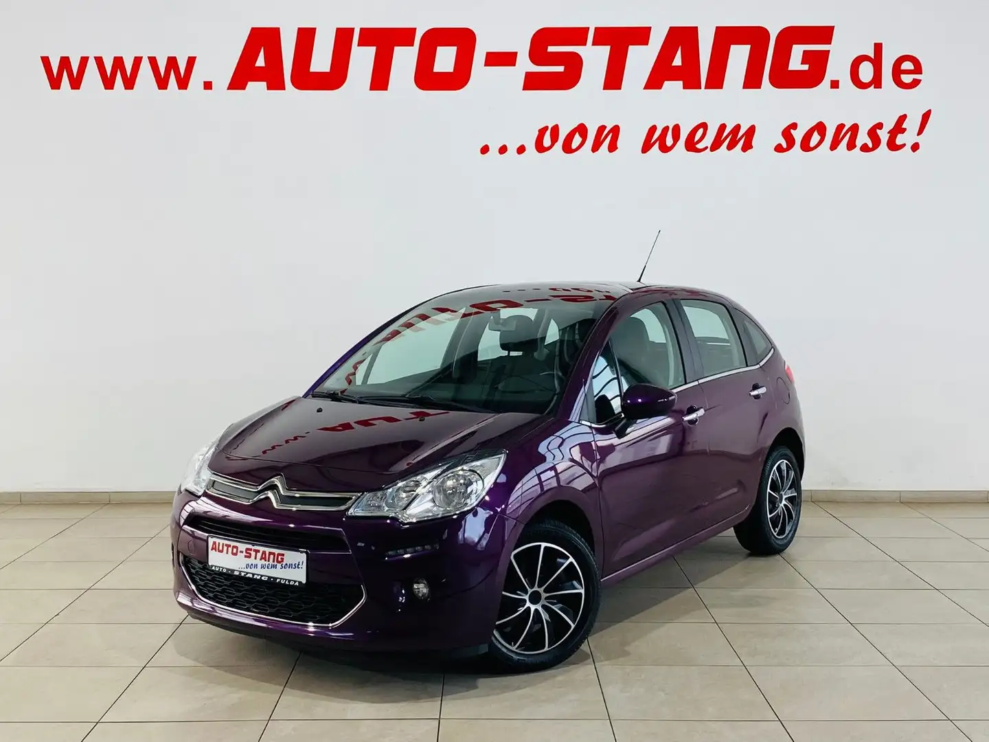 Citroen C3 Selection**2.HAND+SITZHEIZUNG+TEMPOMAT** Fioletowy - 2