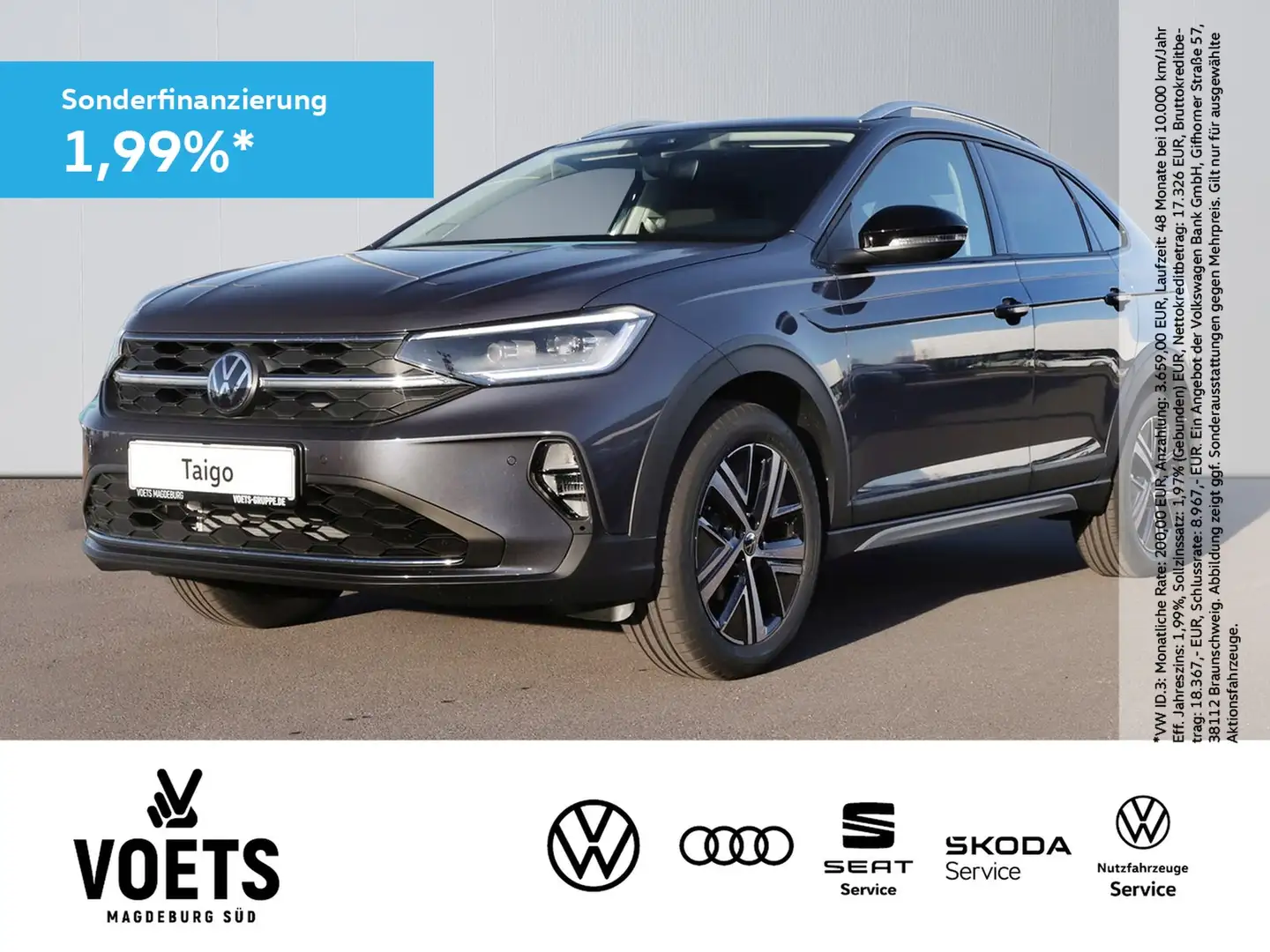 Volkswagen Taigo Style 1,0 l TSI OPF 85 kW (116 PS) 7-Gang-Doppe... Grau - 1