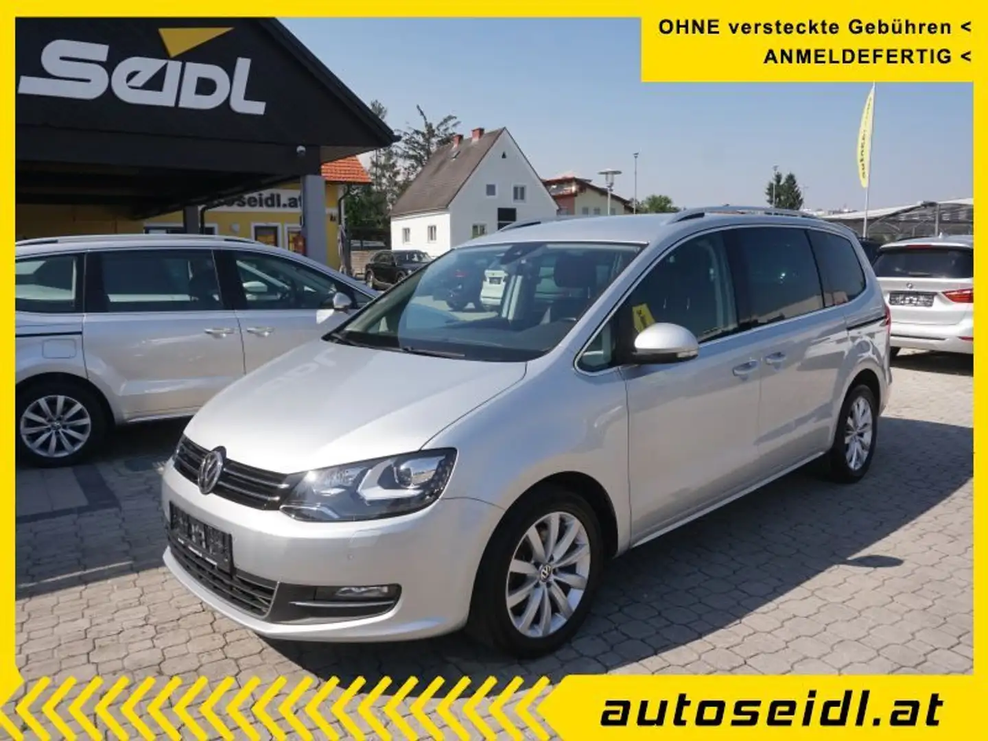 Volkswagen Sharan Business+ SCR 2,0 TDI 7 Sitze DSG 4Motion *KAMERA Silber - 1