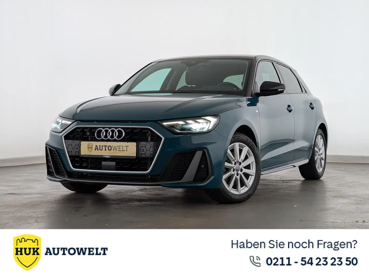 Audi A1 A1 30 Sportback 1,0 TFSI S line LED+NAVI+SHZ+RFK Grün - 1