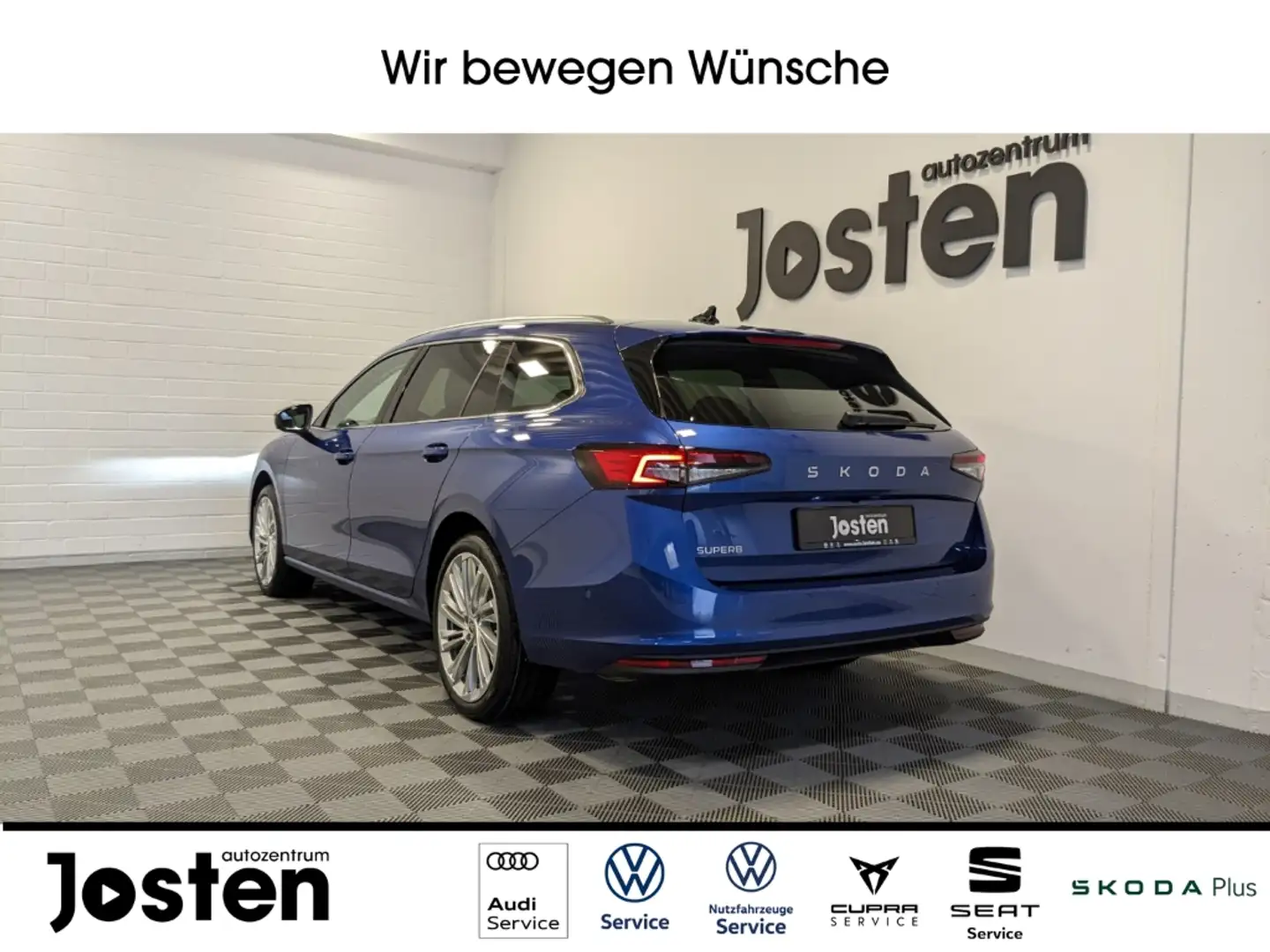 Skoda Superb Combi Selection 1.5TSI mHEV Leder NAVI Blau - 2