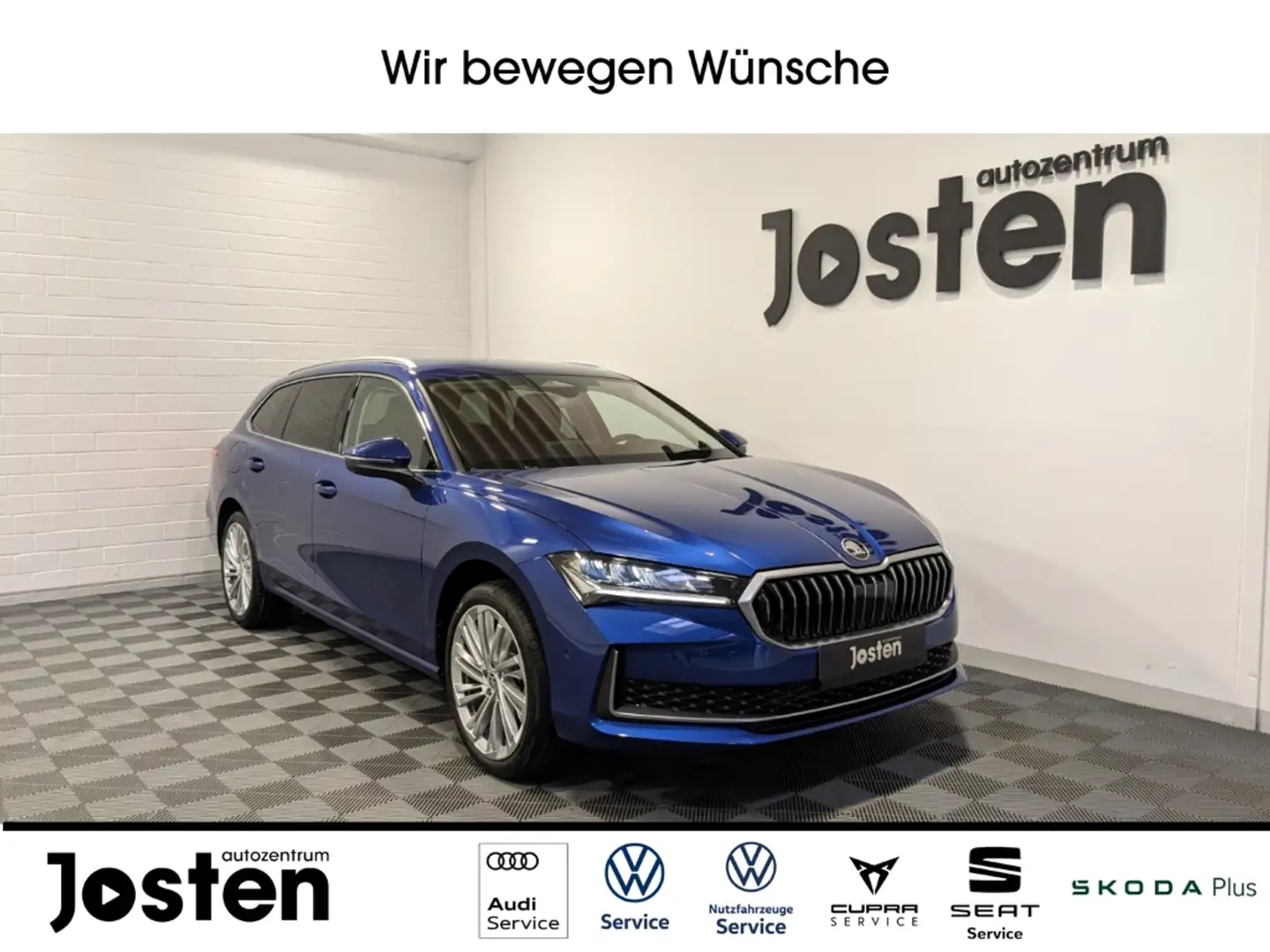 Skoda Superb Combi Selection 1.5TSI mHEV Leder NAVI Blau - 1