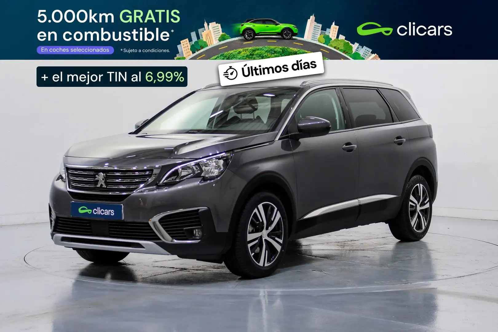 Peugeot 5008 1.2 PureTech S&S Allure 130 EAT8 Gris - 1