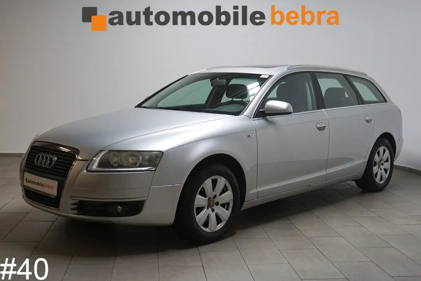 Audi A6 2.7TDI Autom ALU Glas-SD AHK Navi PDC SHZ MFL Silber - 1