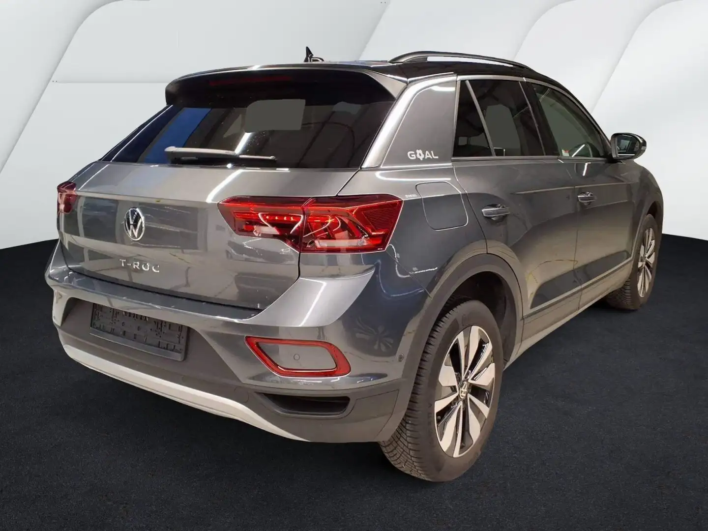 Volkswagen T-Roc 2.0 TDI DSG Goal Nav AHK Spurwechselassist Grau - 2