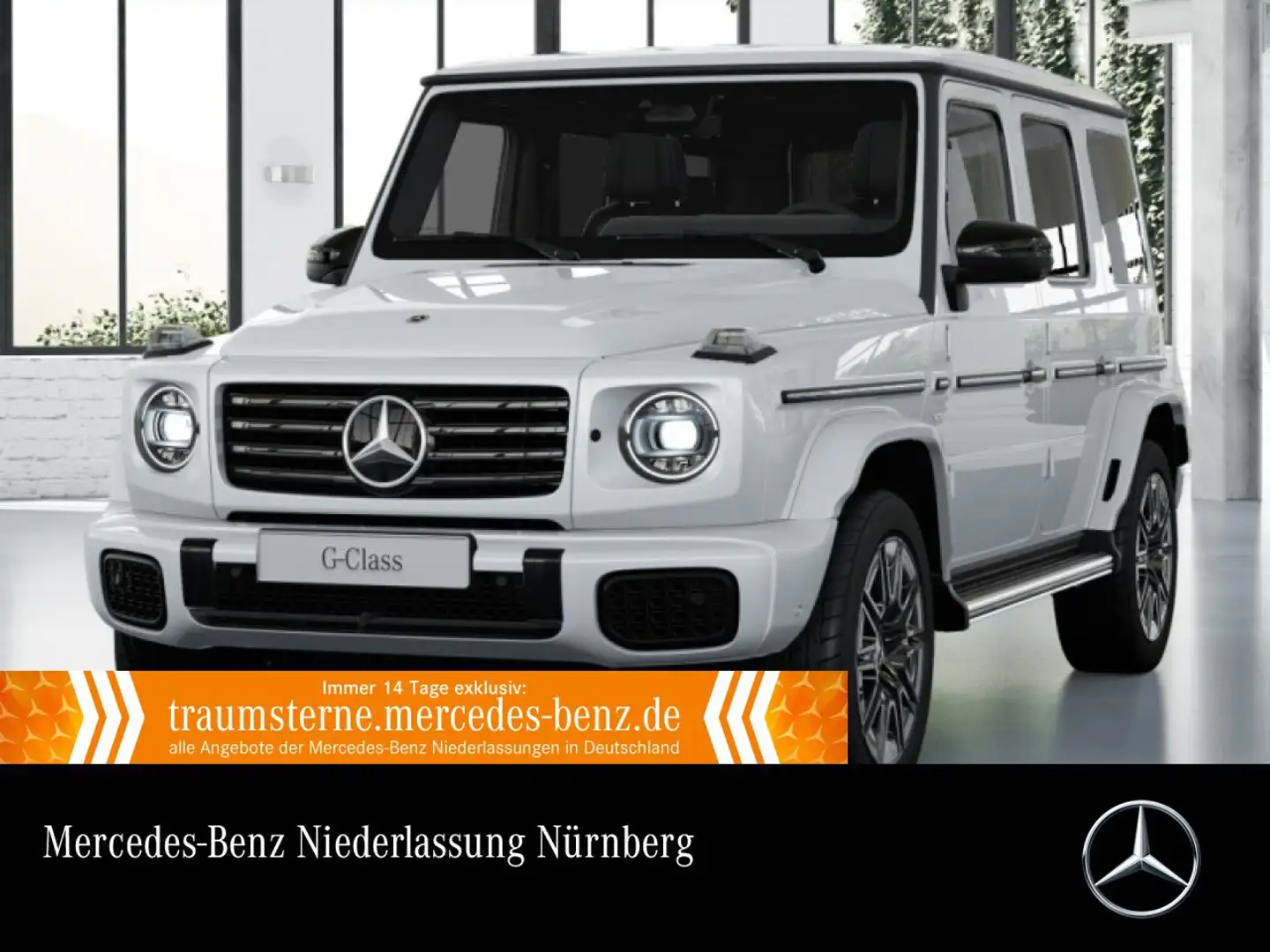 Mercedes-Benz G 580 AMG Fondent 360° Multibeam Burmester Distr. Weiß - 1