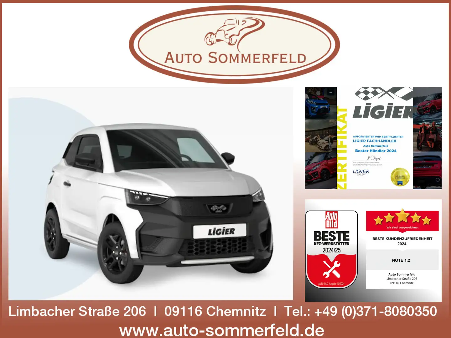 Ligier JS 50 Select mit neuem Diesel Euro5+ Motor Blanc - 1