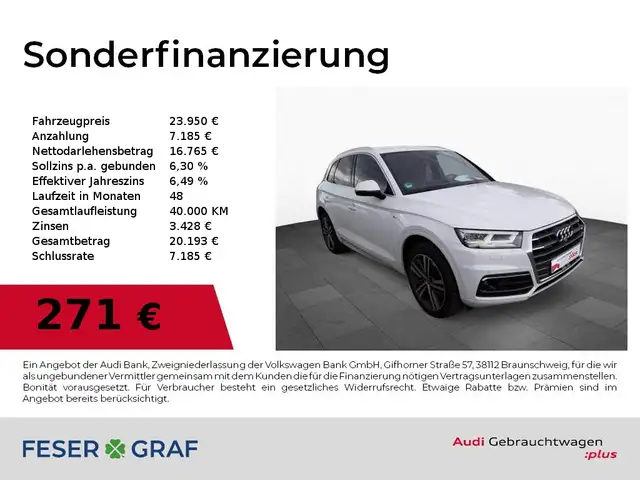 2018 Audi Q5 in White for sale