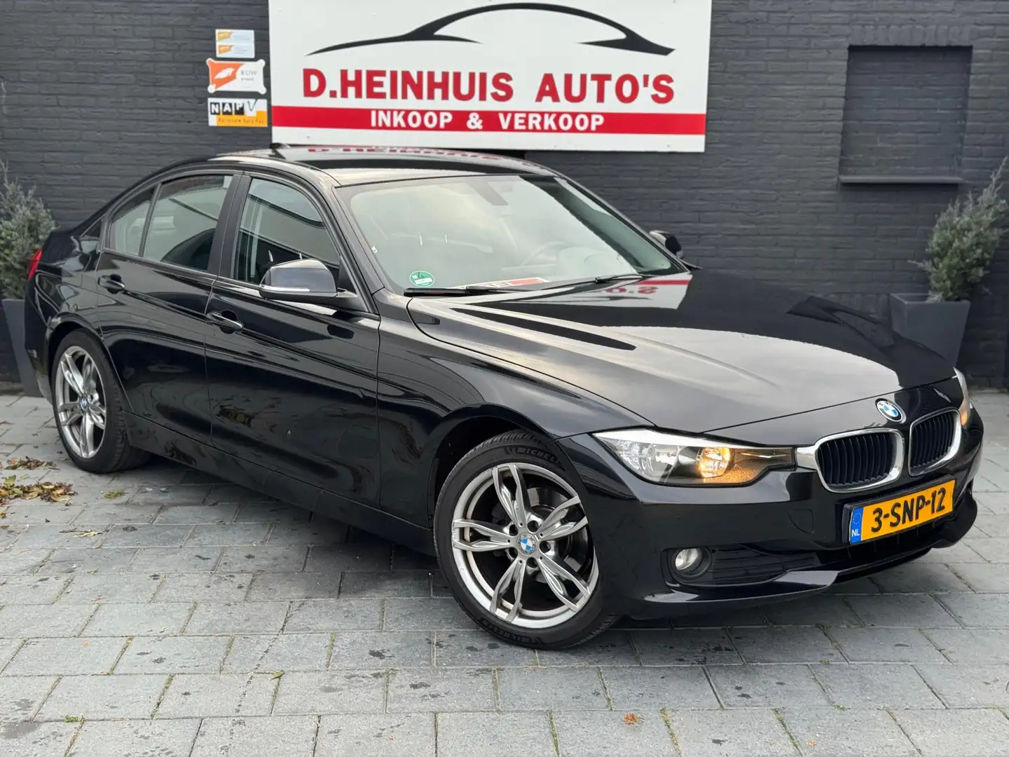 BMW 318 3-serie 318d High Executive * EXPORT E.U. * Zwart - 1