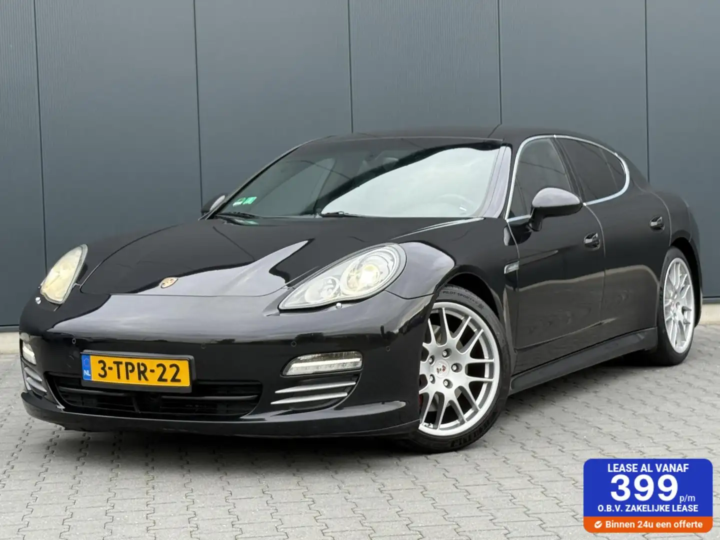 Porsche Panamera 4.8 4S PDK Bosé - Leder - Sportchrono - Xenon - Al Zwart - 1