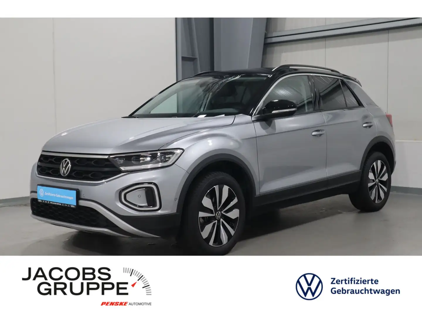 Volkswagen T-Roc 2.0 TDI NAVI*AHK*CAM*LED+ Goal Argent - 1