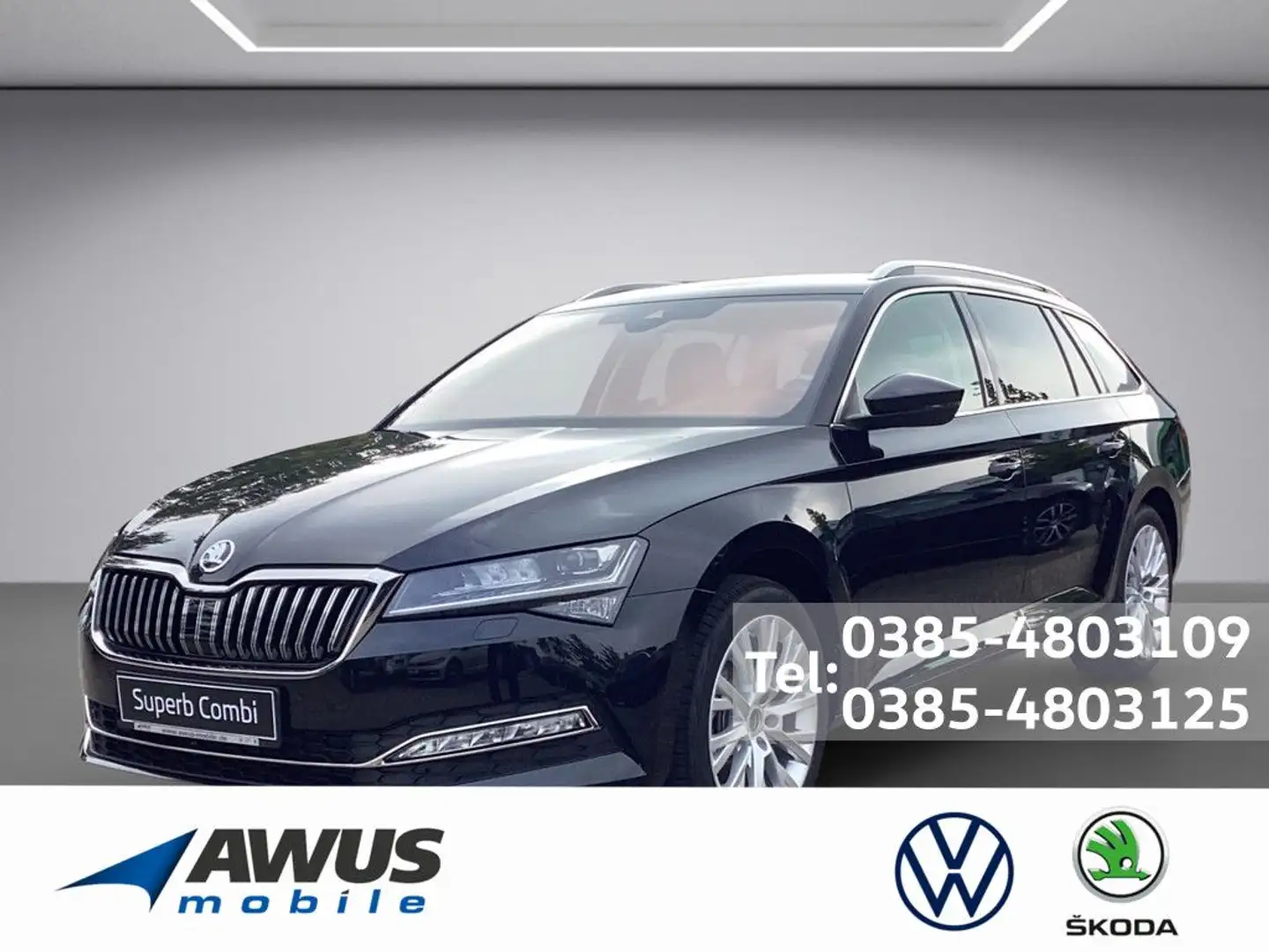 Skoda Superb Combi 2.0TDI DSG Style AHK Schwarz - 1