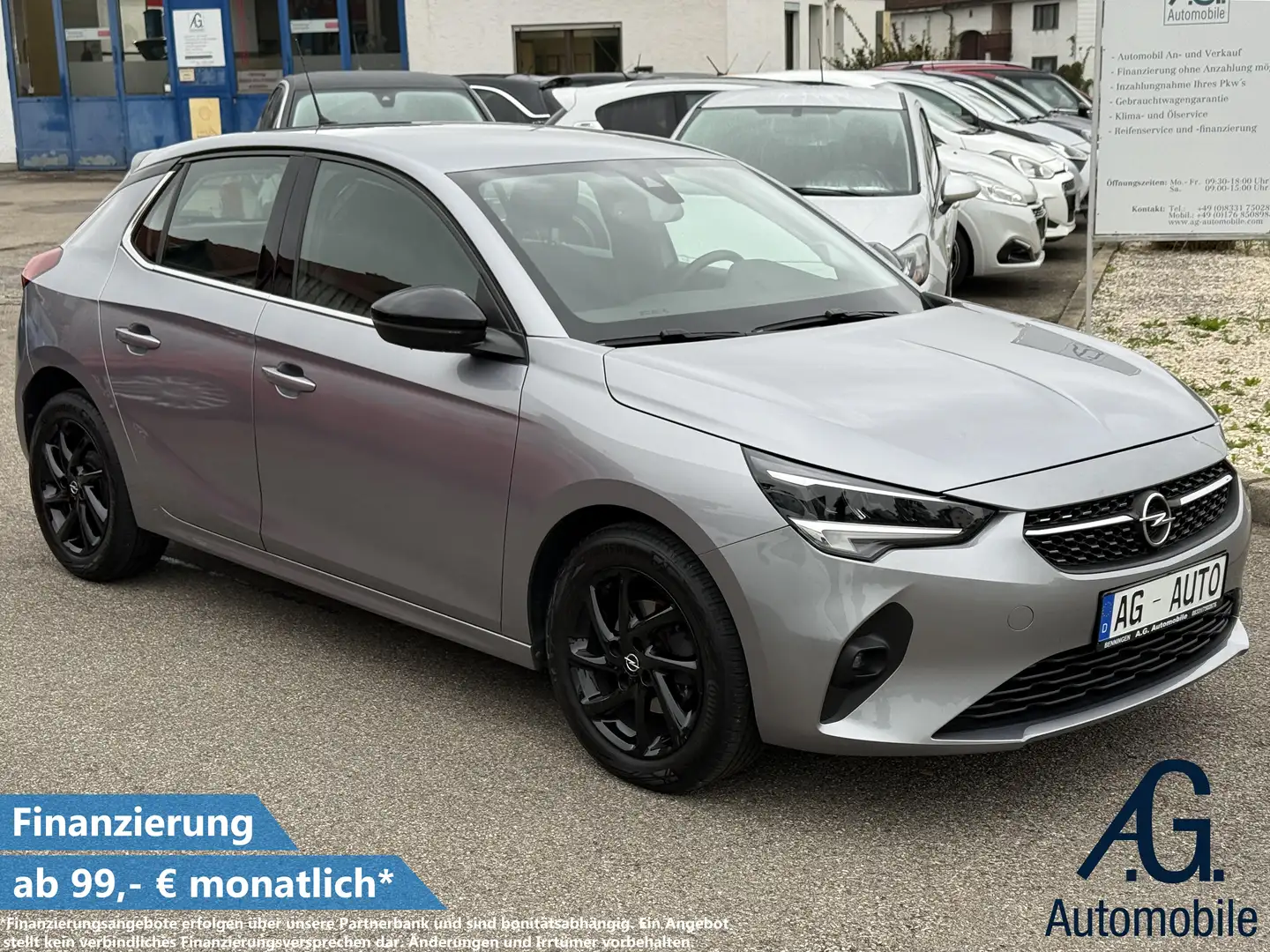 Opel Corsa +Garantie Tempomat Freisprech. TÜV+Service NEU Grau - 1