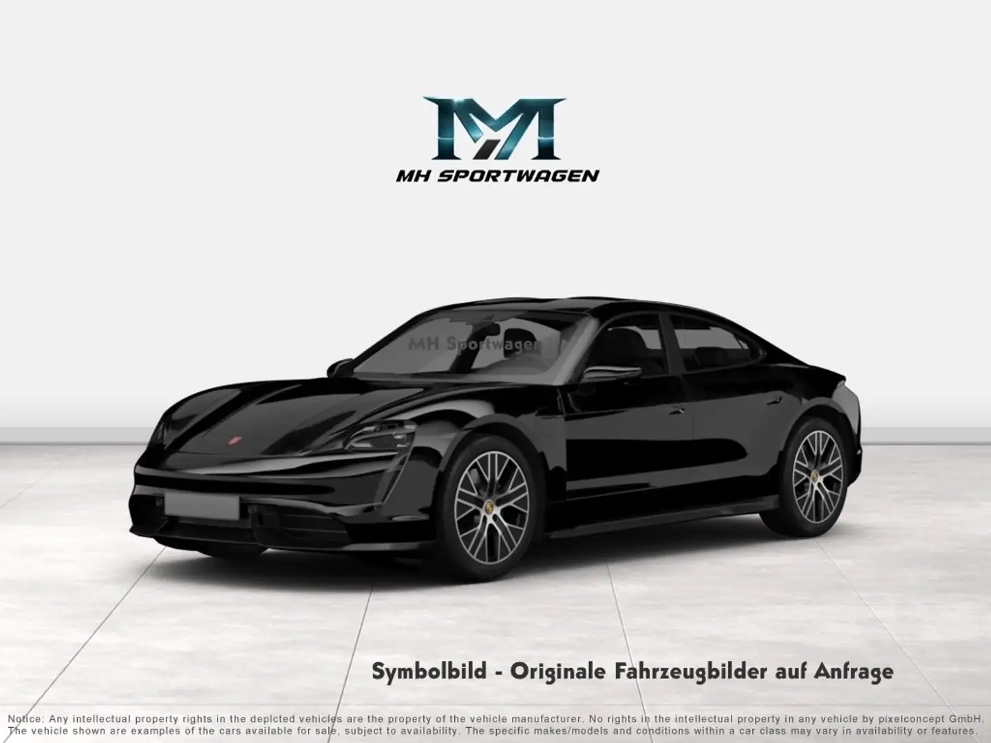 Porsche Taycan Panoramadach|20-Zoll|Performancebatterie Plus Schwarz - 1