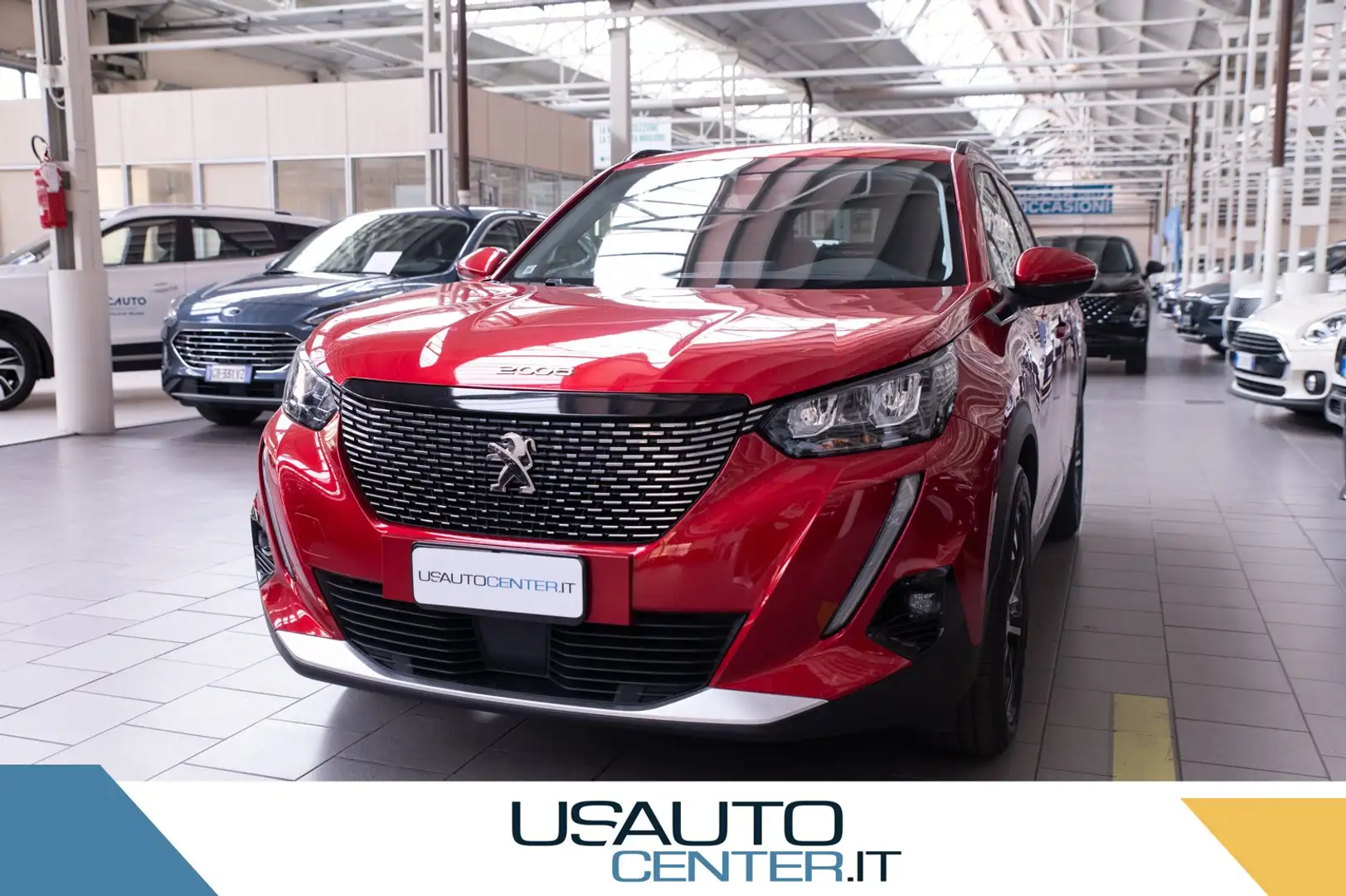 Peugeot 2008 II 2020 1.2 puretech Allure Pack s&s 100cv Rosso - 1