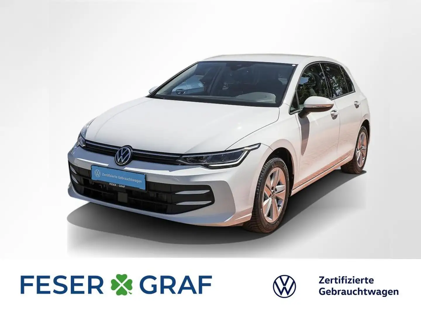 Volkswagen Golf 8 1.5 TSI Life AHK App-Connect RüKa Sitzh. Weiß - 1