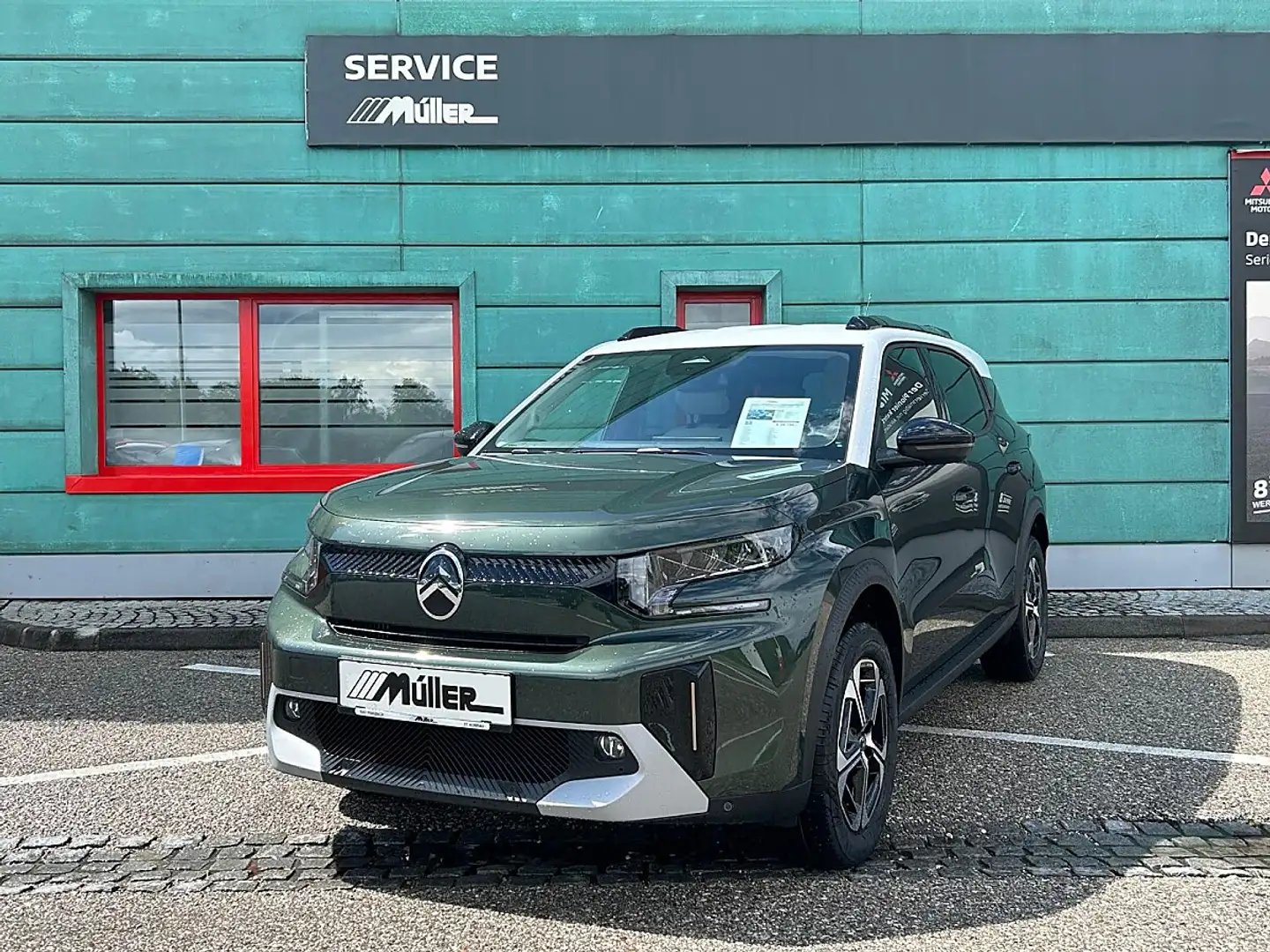 Citroen C3 Aircross Hybrid mHEV 145 Max ë-DSC6 Grün - 2