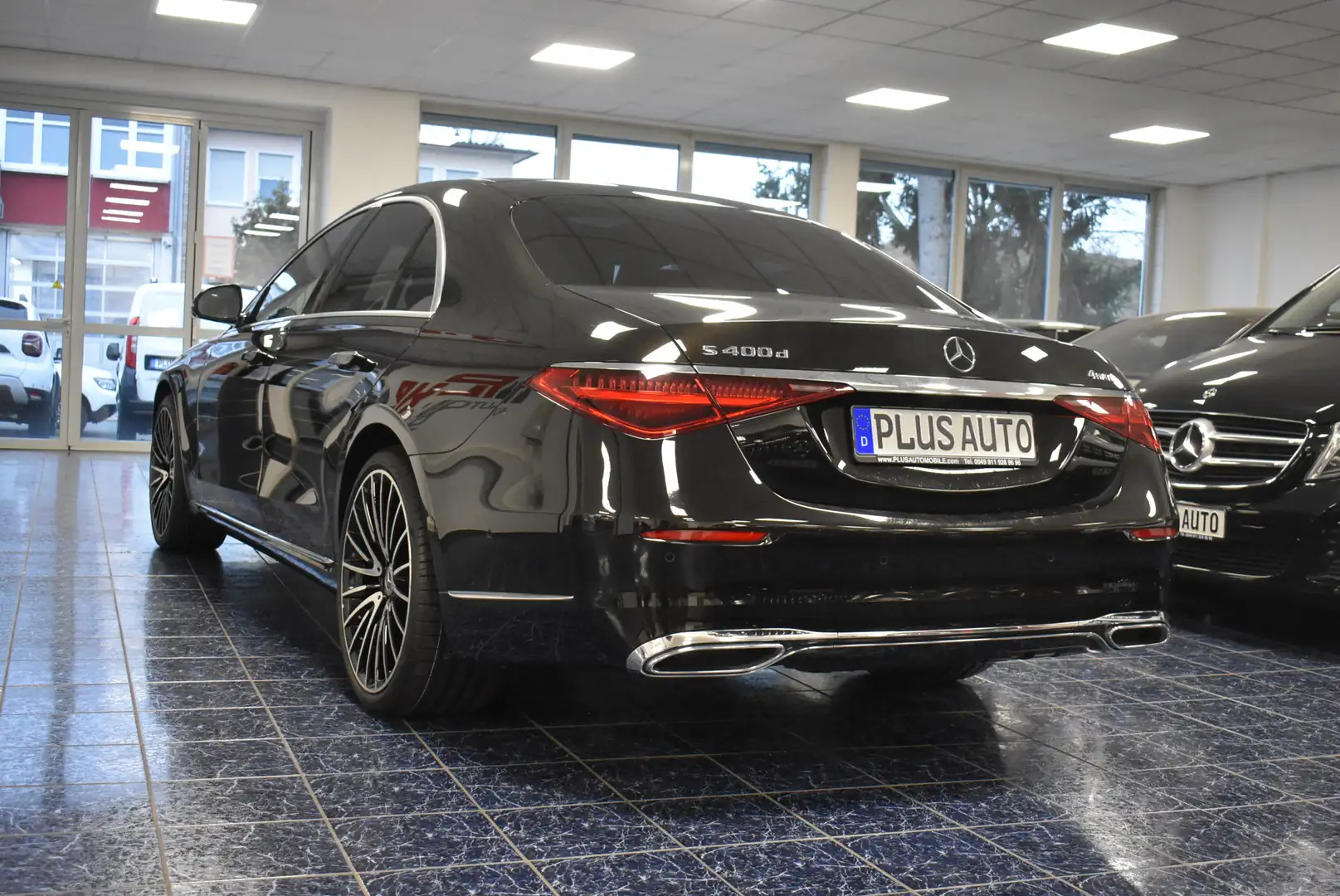 Mercedes-Benz S 400 d 4Matic Lang Led Panor Head-Up AMG-Alu21 Schwarz - 2