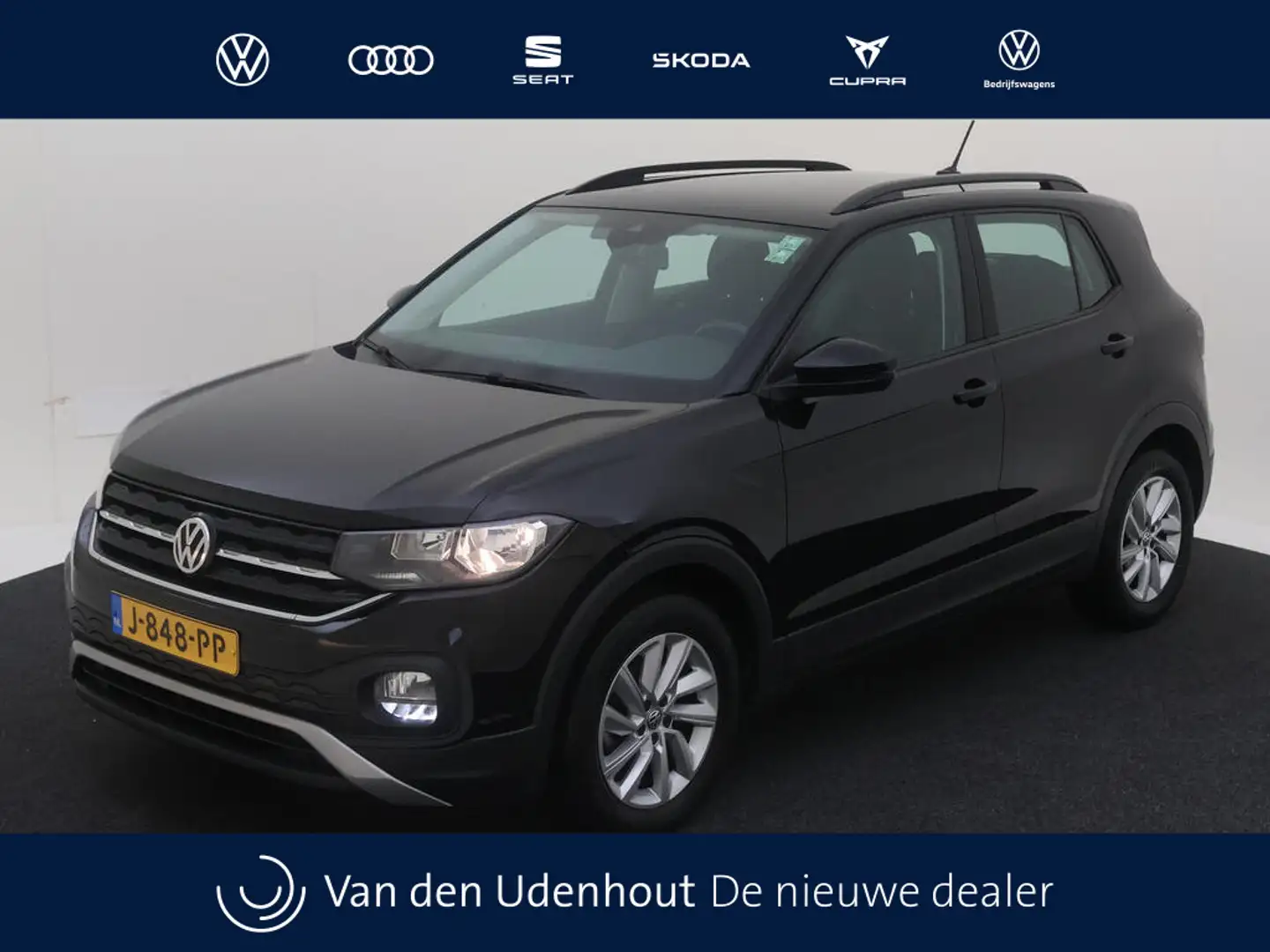 Volkswagen T-Cross 1.0 TSI Life | 115pk | 6-versn. | Adaptive Cruise Zwart - 1