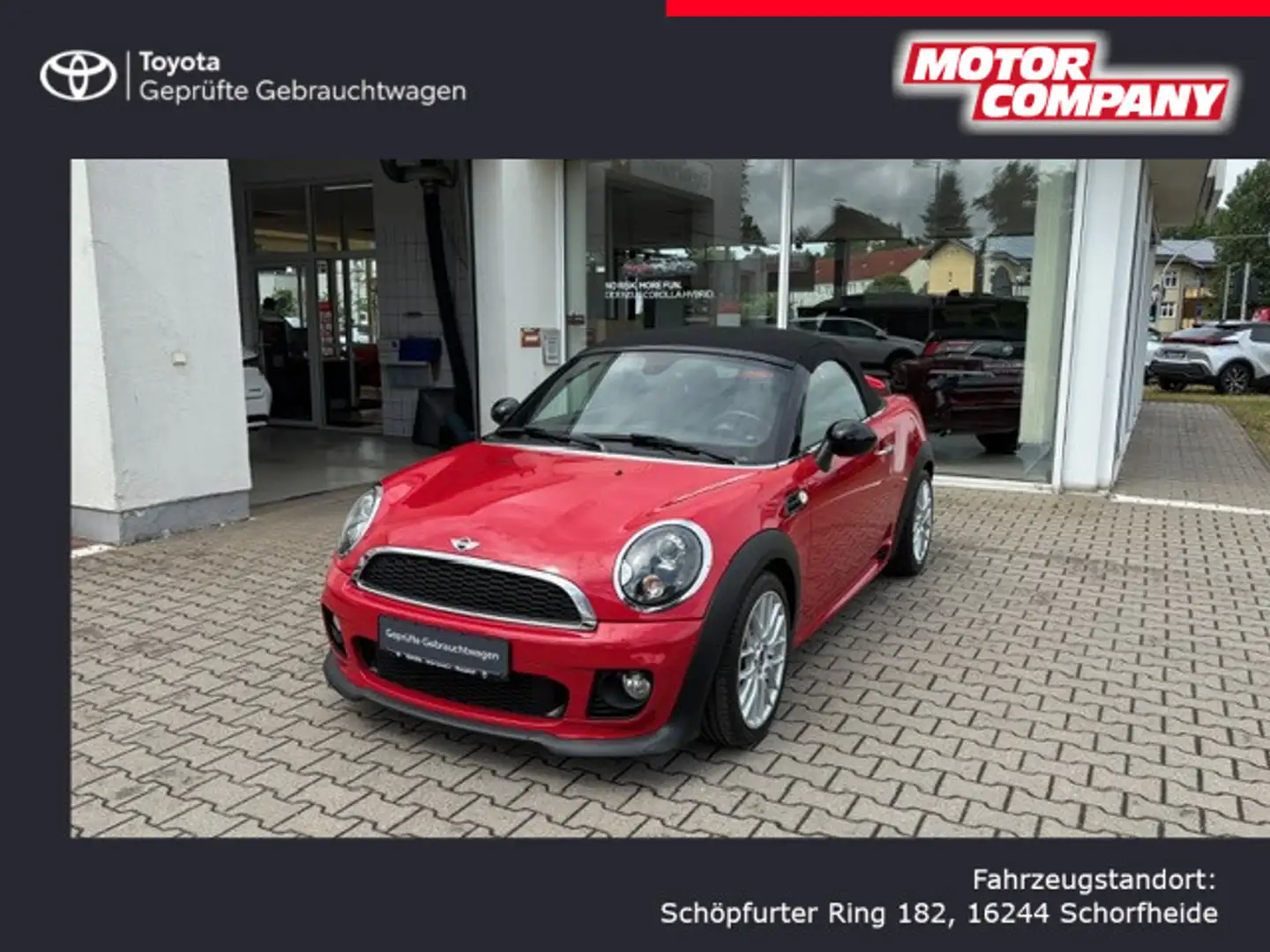 MINI John Cooper Works Roadster Roadster 1,6 Benzin Automatik 2Trg.  Cabrio Rosso - 1