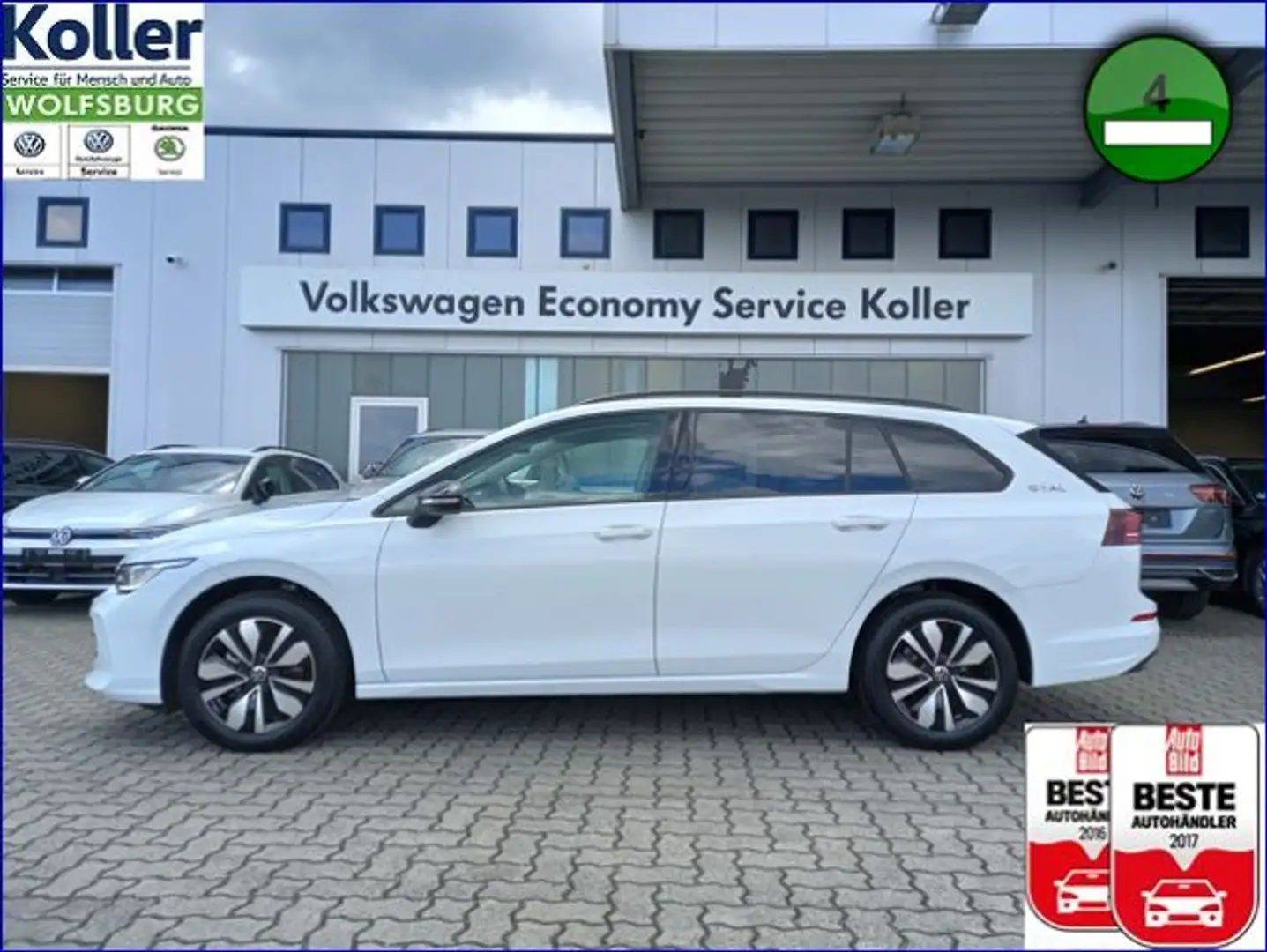 Volkswagen Golf Variant VIII 1.5 eTSI DSG Goal ACC APP Weiß - 1