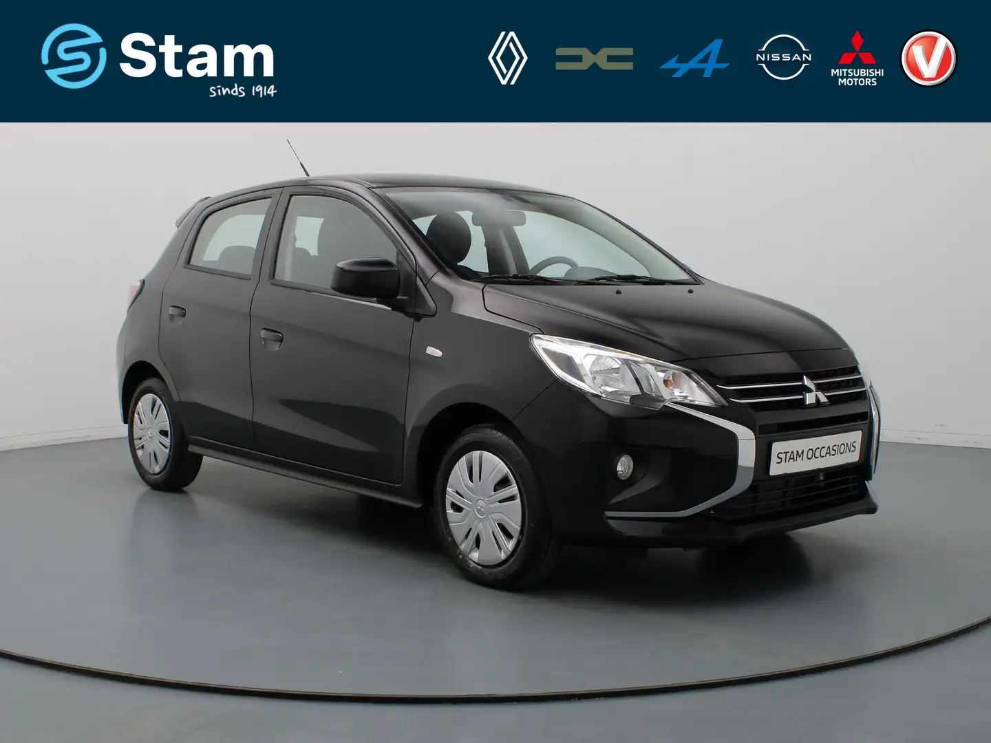 Mitsubishi Space Star 1.2 Active NIEUW Airco | Apple Carplay Zwart - 1