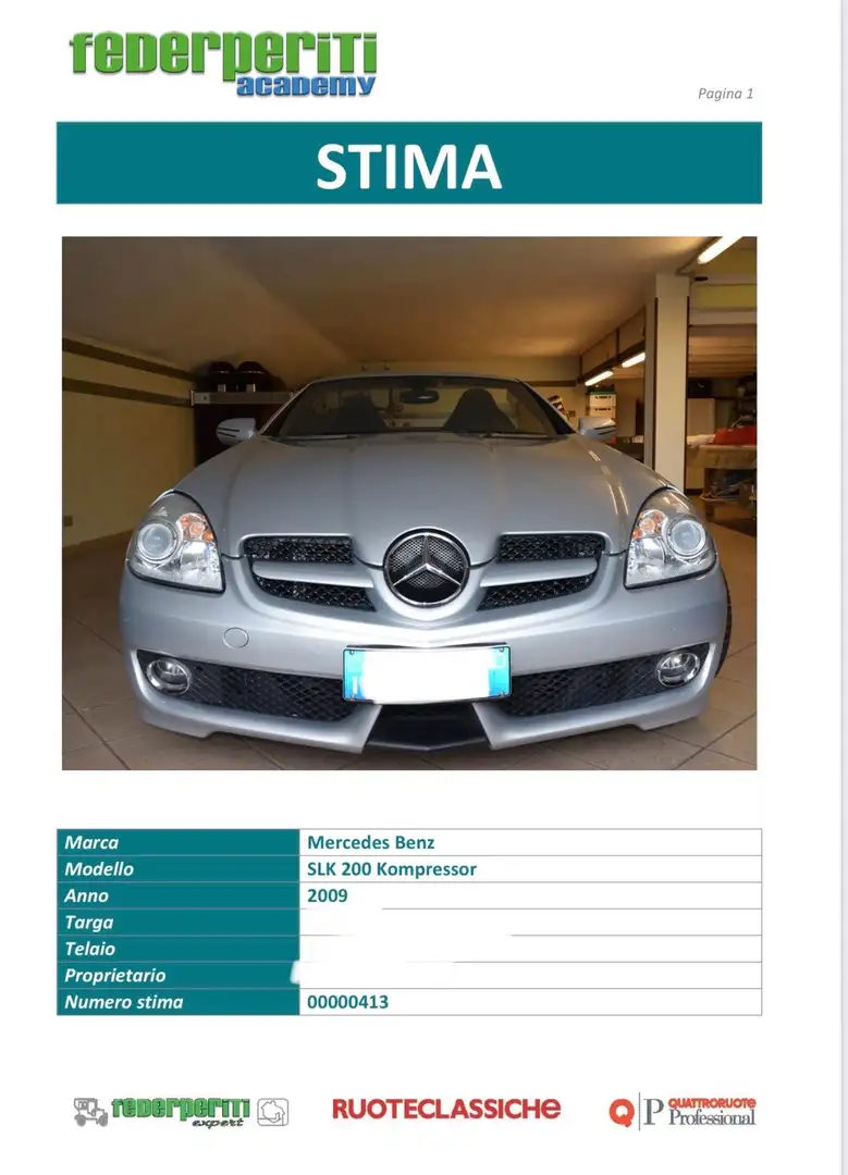 Mercedes-Benz SLK 200 k Chrome 184cv + cert. Storicità - 1