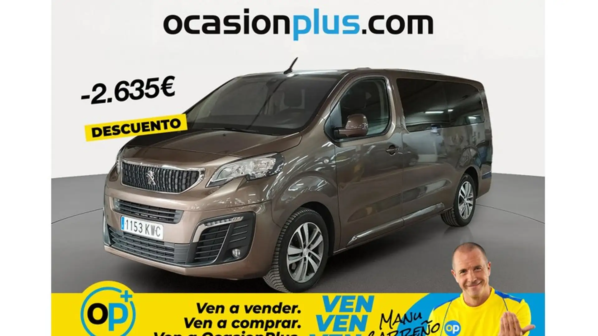 Peugeot Traveller 2.0BlueHDI Business Long EAT8 180 Marrón - 1
