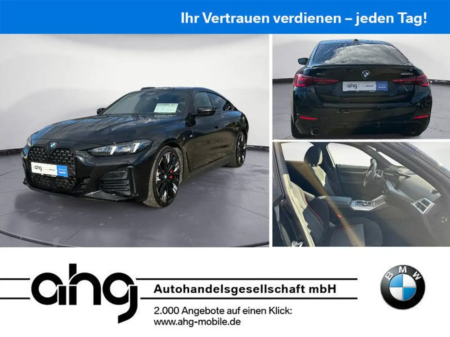 BMW 420 Sportpaket Pro Navi Tempo Schwarz - 1