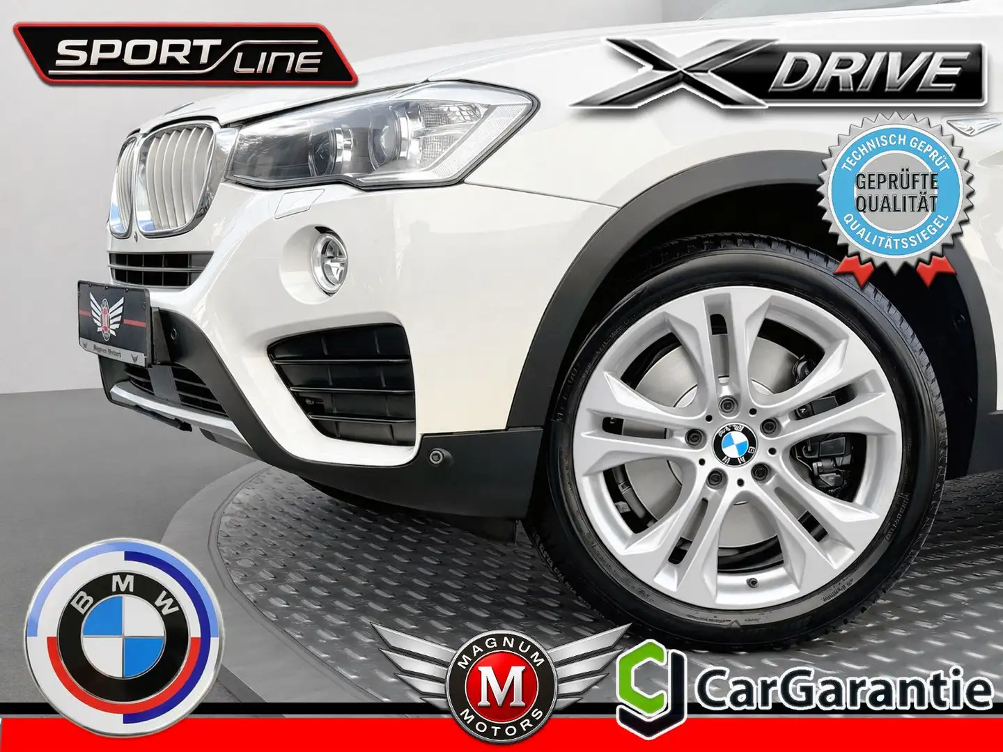 BMW X4 XD 30d SPORT *Aut.*Navi*Leder*Bi-Xenon*AHK* Weiß - 1