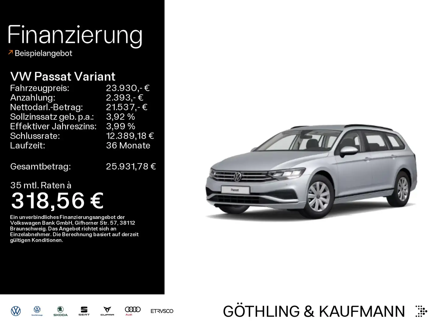 Volkswagen Passat Variant Conceptline 2.0 TDI DSG*NAVI*KAM* Plateado - 1