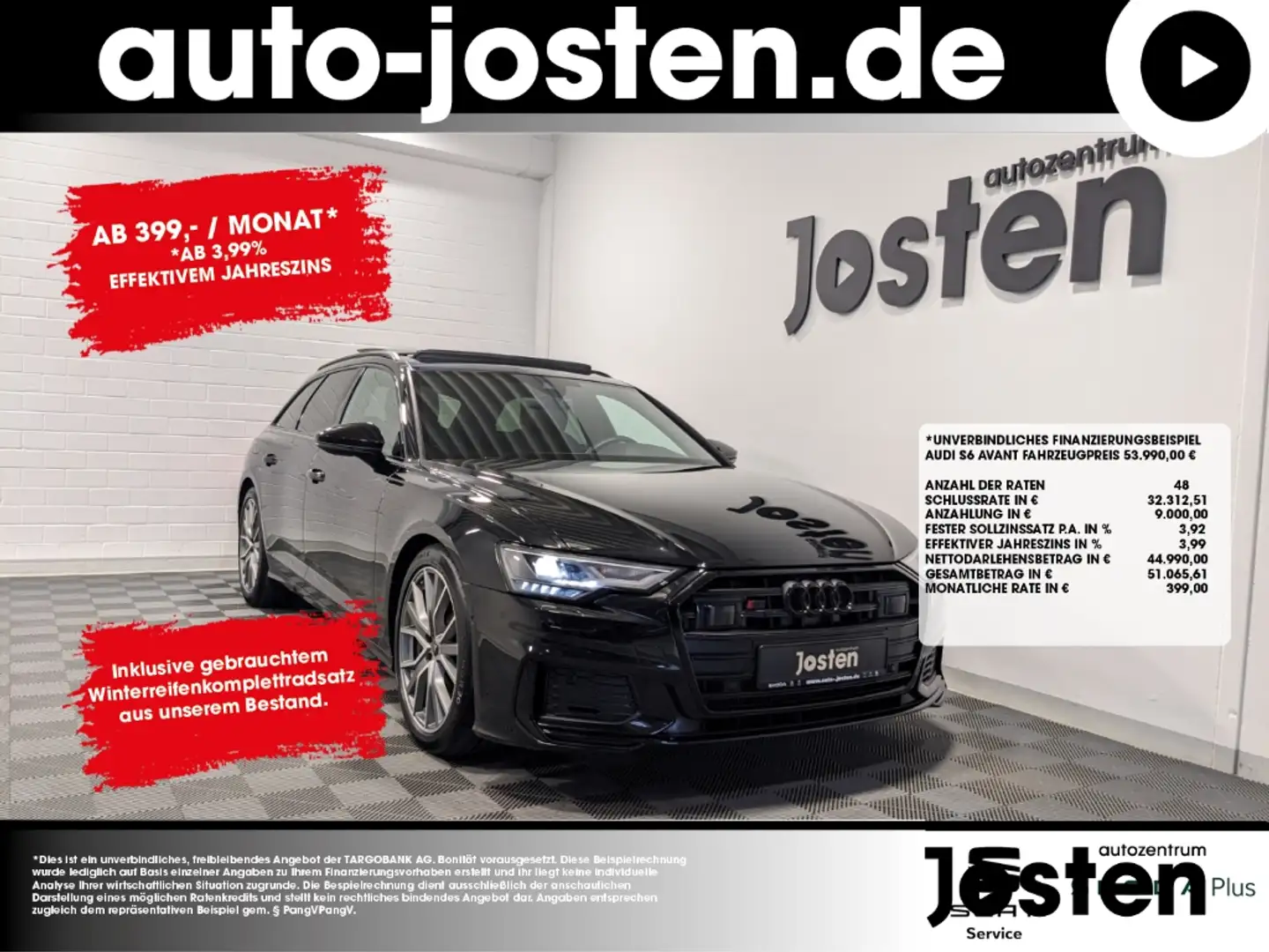 Audi S6 Avant 3.0 TDI quattro Virtual B&O CarPlay Schwarz - 1