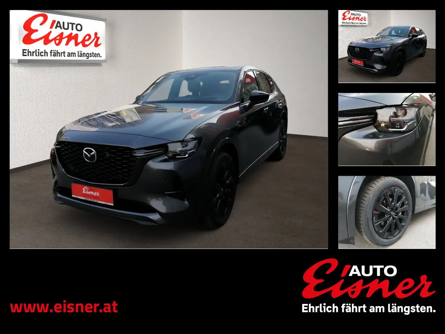 Mazda CX-60 3.3 SKYACTIVE-D M Homura Plus 2xKlima AUT Grau - 1