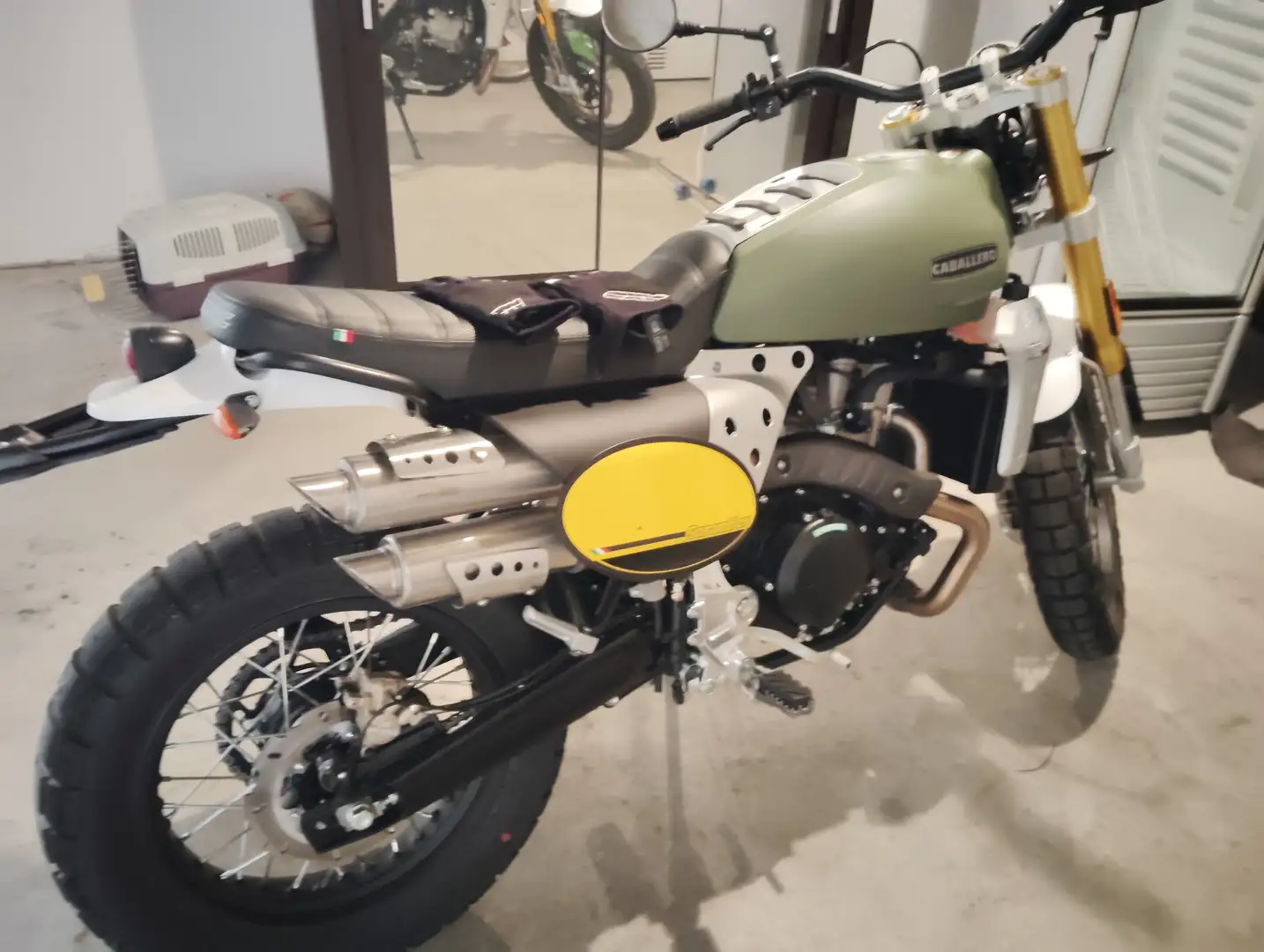 Fantic Caballero 500 scambler Zelená - 2