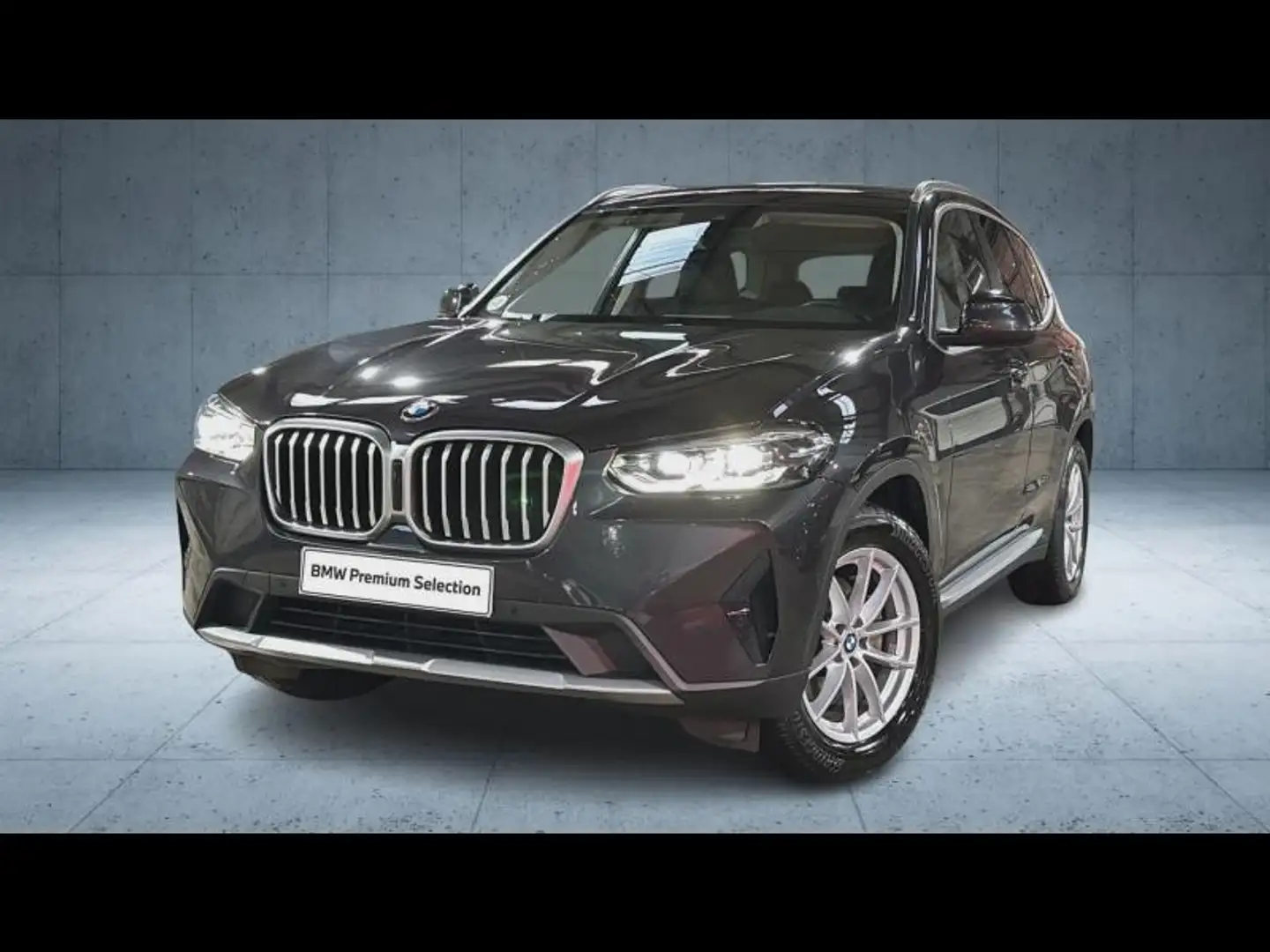 BMW X3 sDrive18d 150ch Business Design Gris - 1