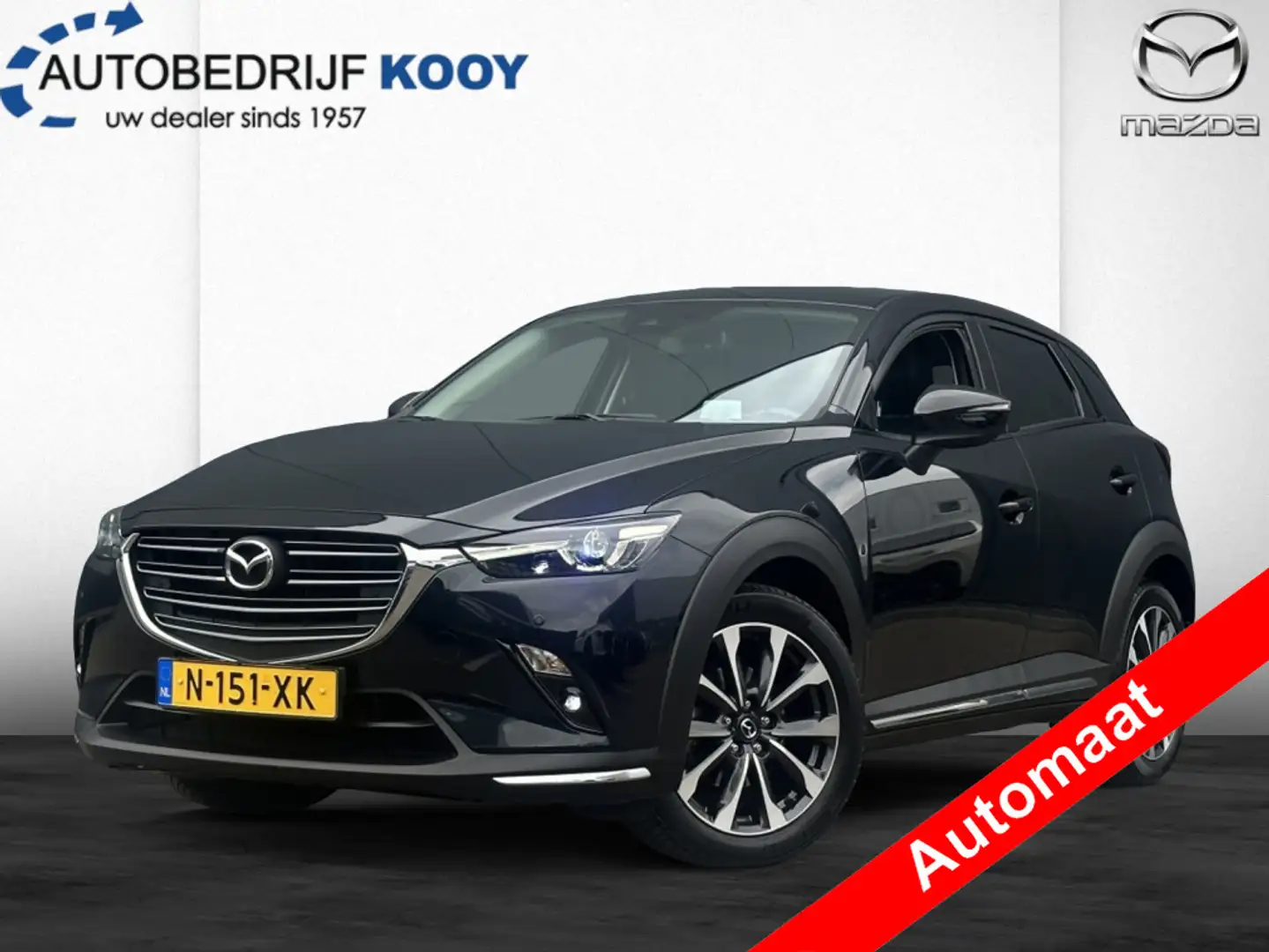 Mazda CX-3 2.0 SkyActiv-G 121 Luxury Automaat / Camera / CarP Zwart - 1