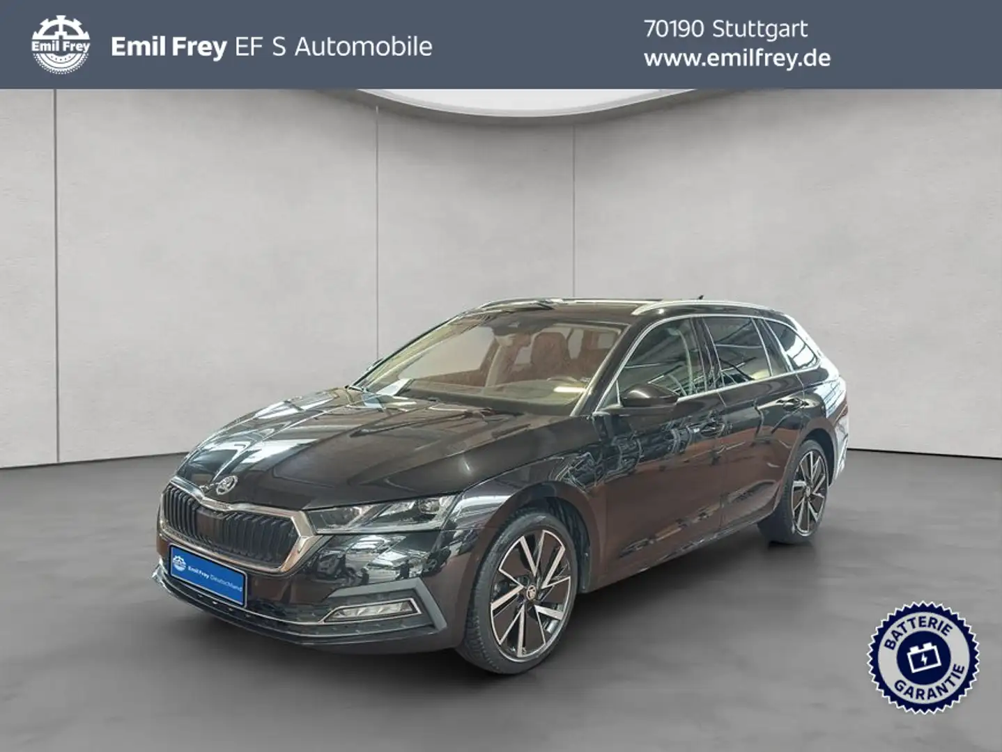 Skoda Octavia Combi 1.4 TSI iV Pano Zwart - 1