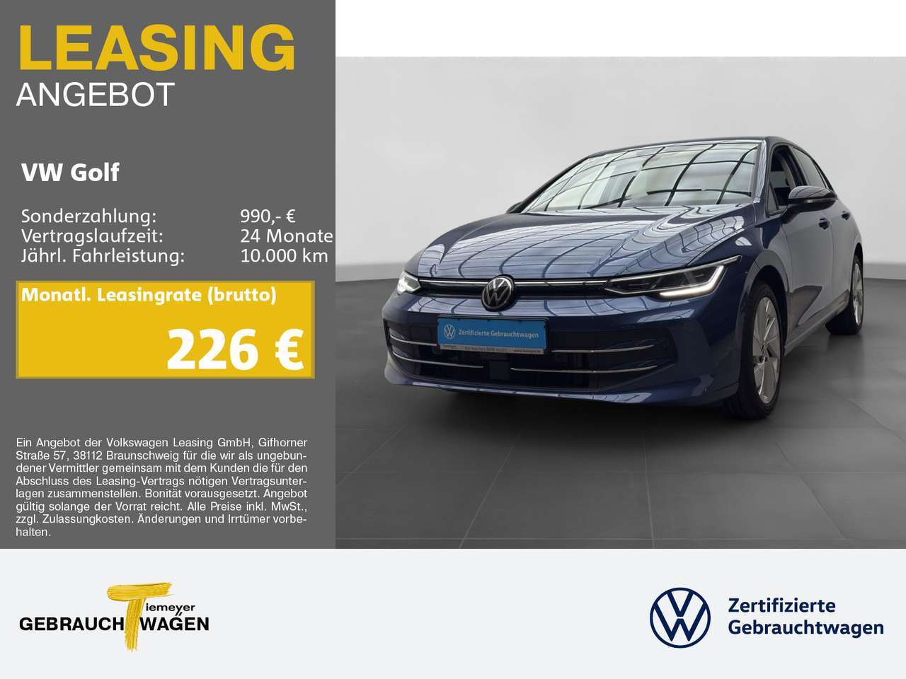 Volkswagen Golf — Volkswagen Golf 2.0 TDI ENERGY+ LM17 ASSIST 360Â° AHK