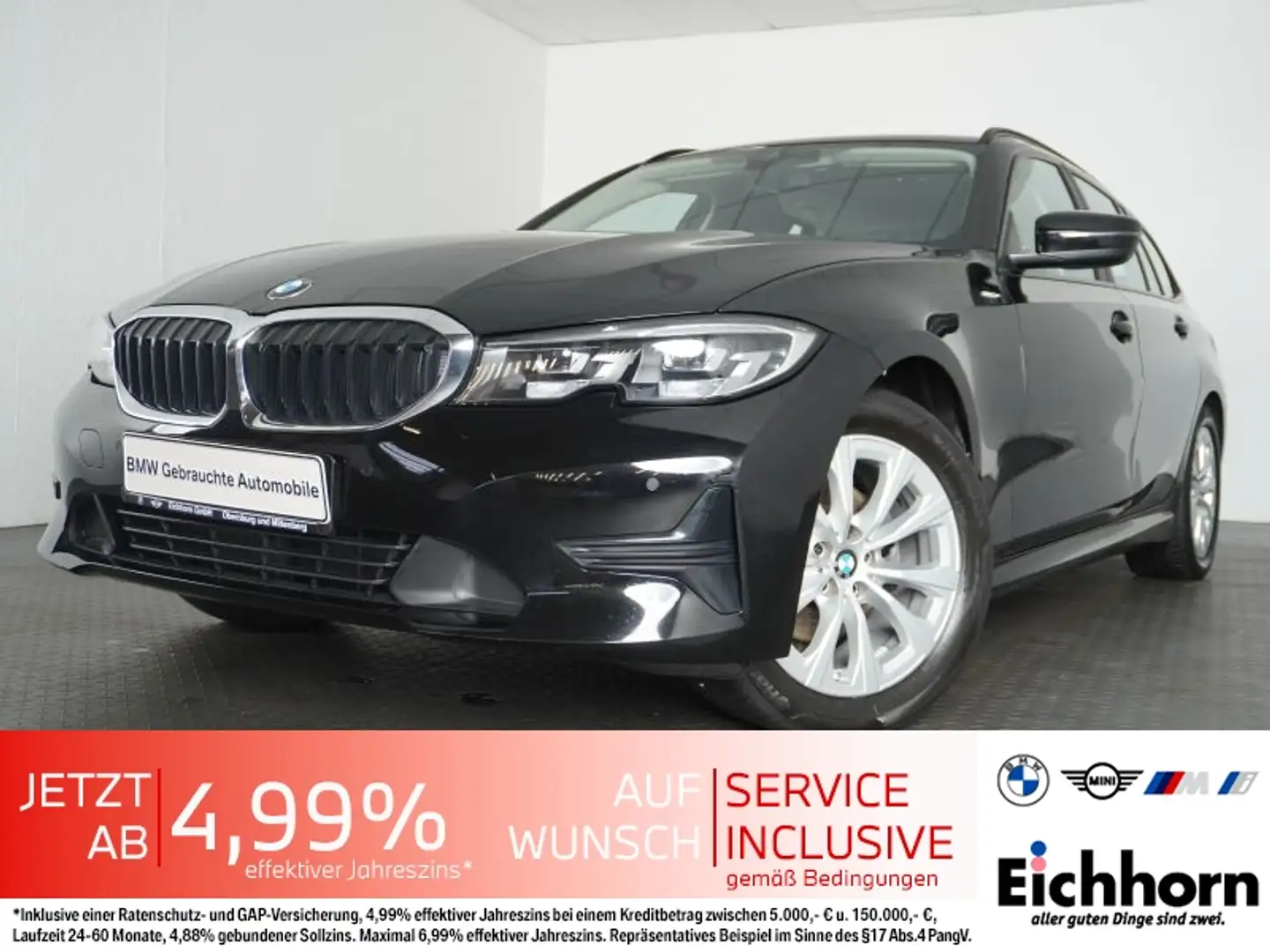 BMW 320 i Touring *LiveCockProf..ADVANTAGE-PAKET* Noir - 1