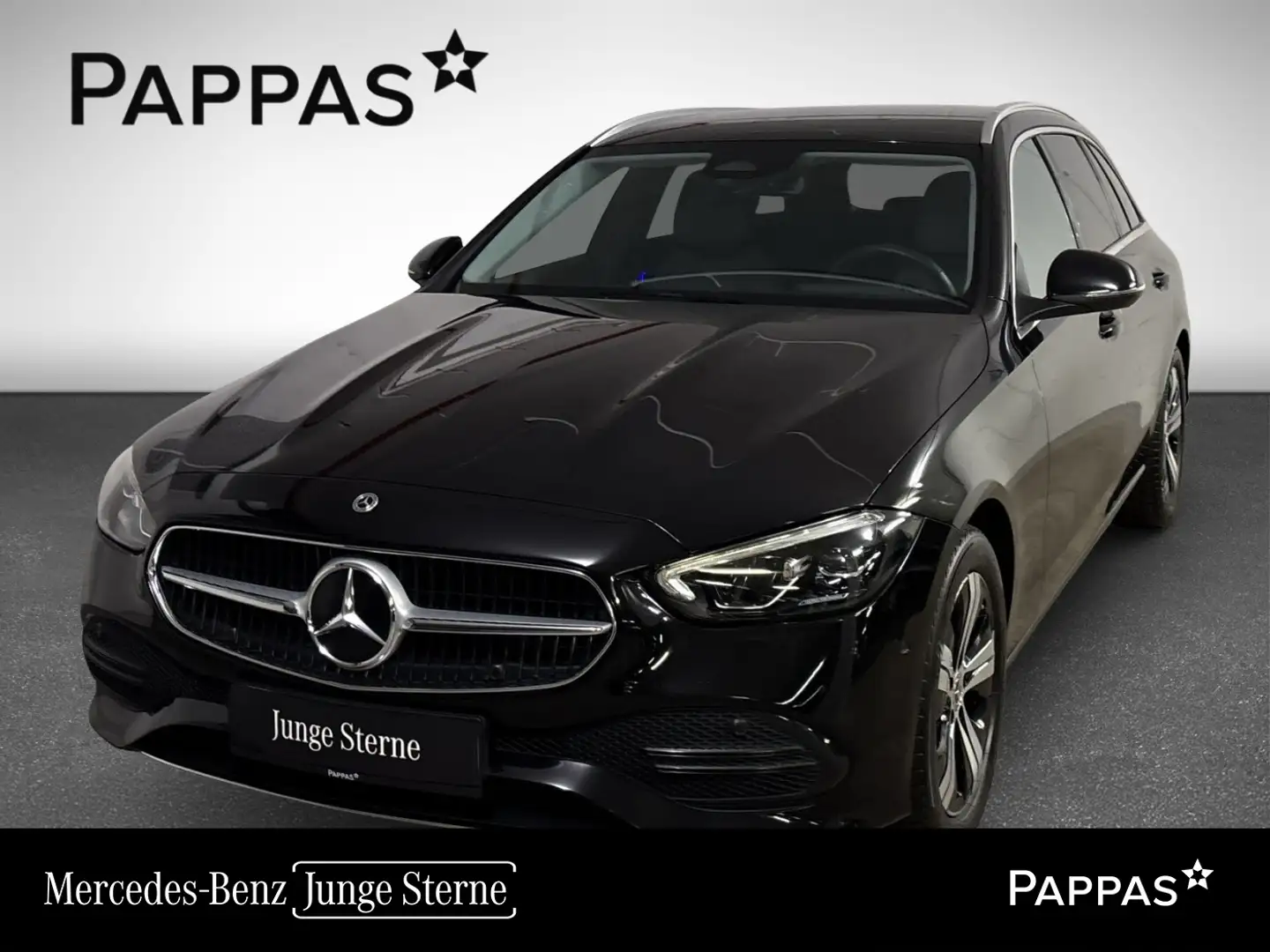 Mercedes-Benz C 220 d 4MATIC T-Modell PTS Cam Stdhz Navi LED Noir - 1