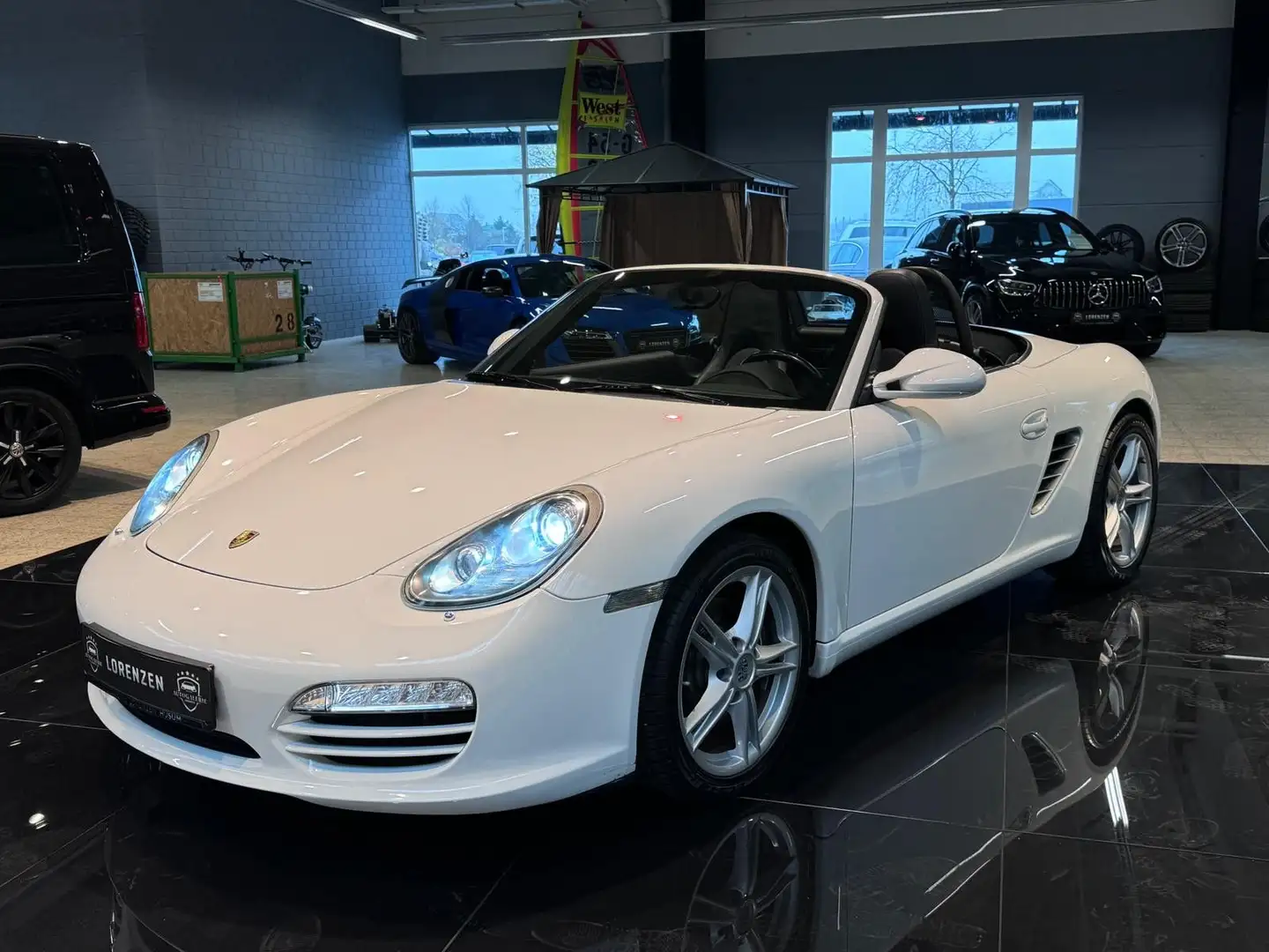 Porsche Boxster 2.9l Bi-Xenon Navi Sound Leder LED PCM Weiß - 1