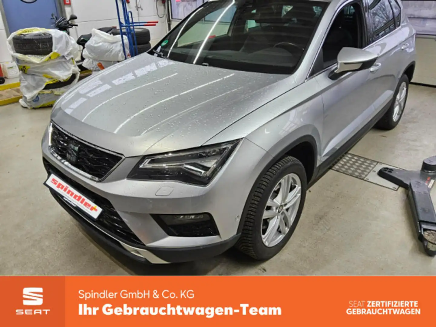 SEAT Ateca Xcellence 1.4 TSI DSG/ ACC, LED, Navi, RFK Argent - 1