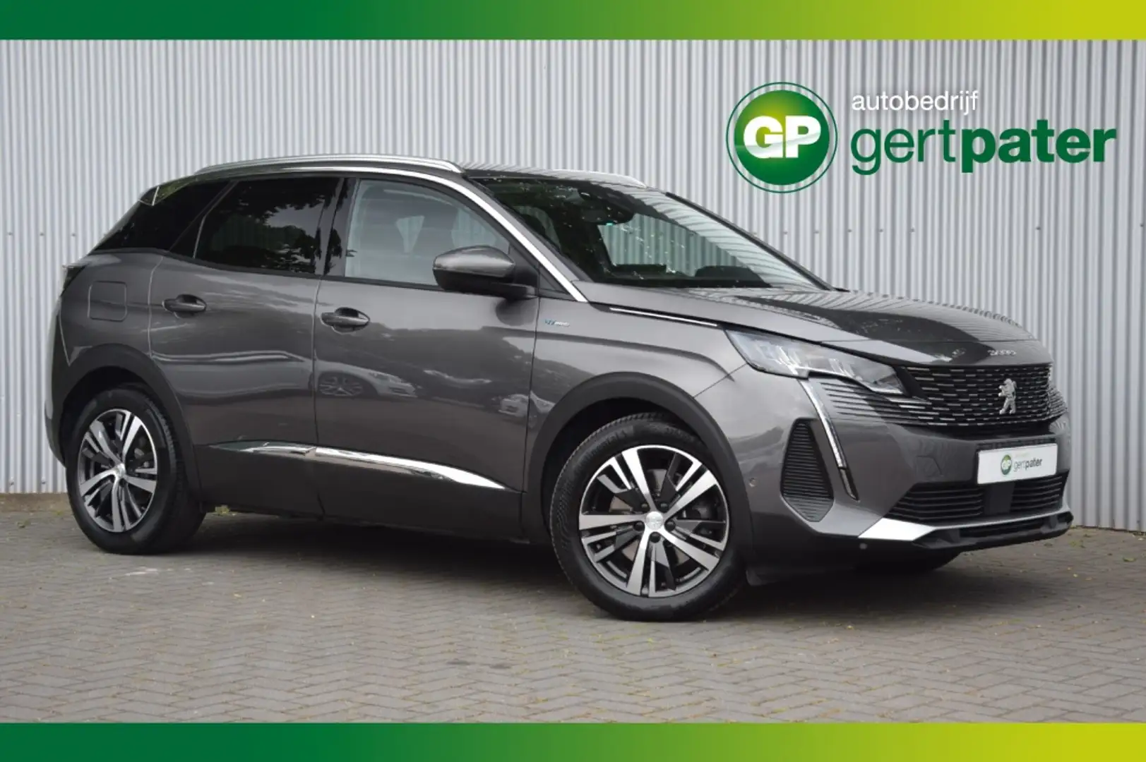 Peugeot 3008 1.6 HYbrid 225 Allure Pack Navi/Camera/PDC/Clima Gris - 1